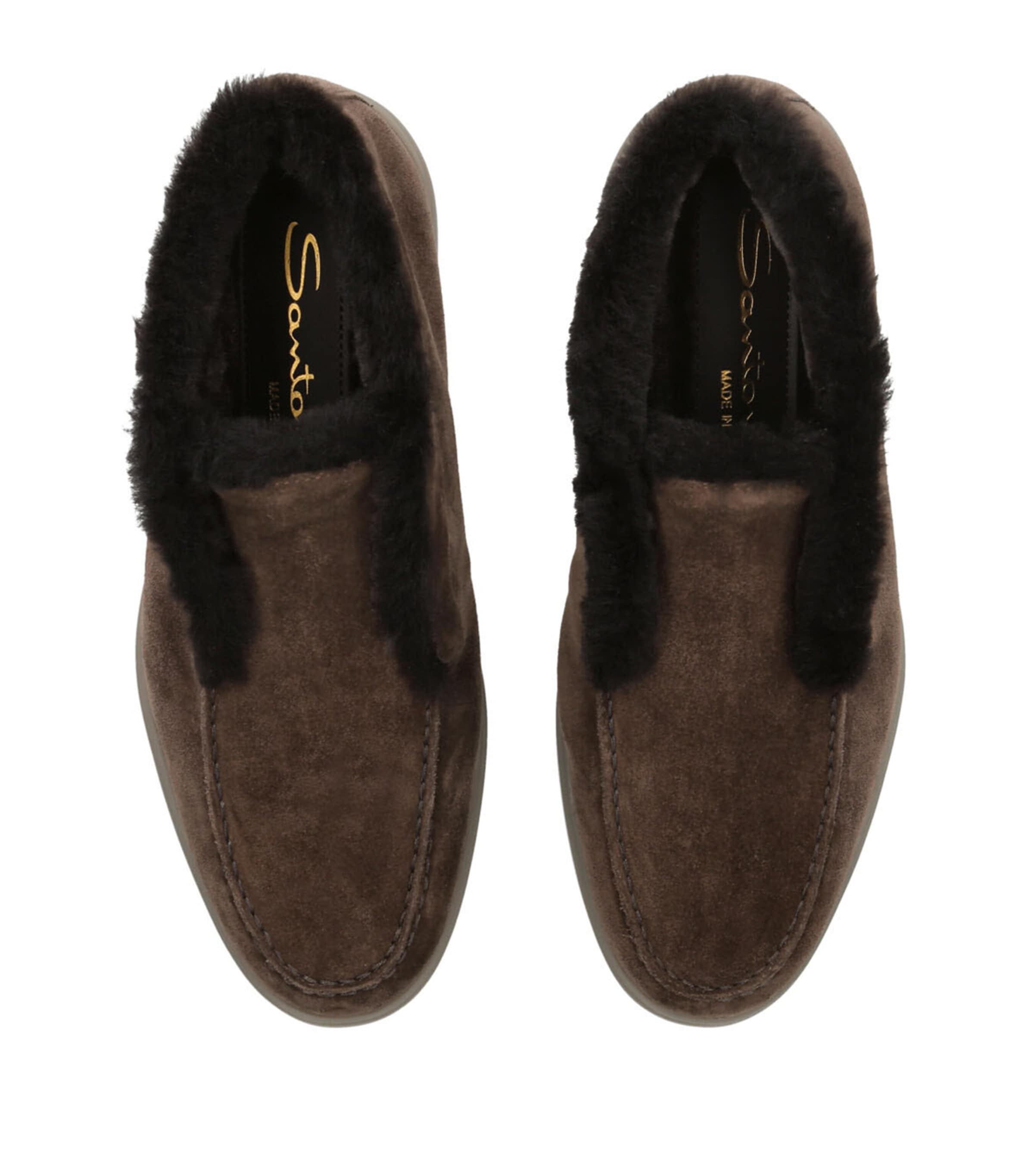 Suede Fortune Ankle Boots DARK BROWN Image 4