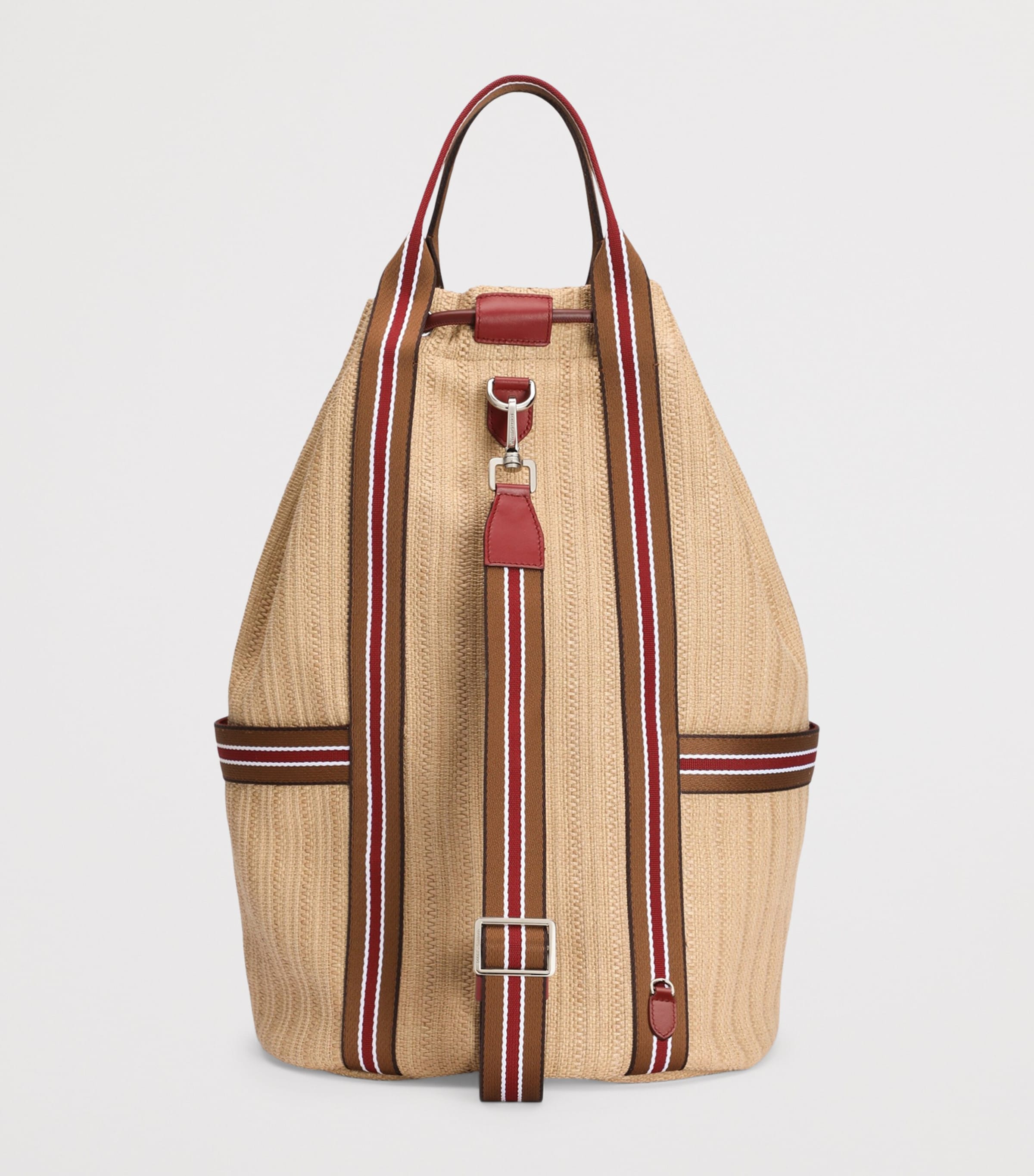 Dolce&Gabbana Raffia-Leather Essenza Backpack Multicolour Image 3