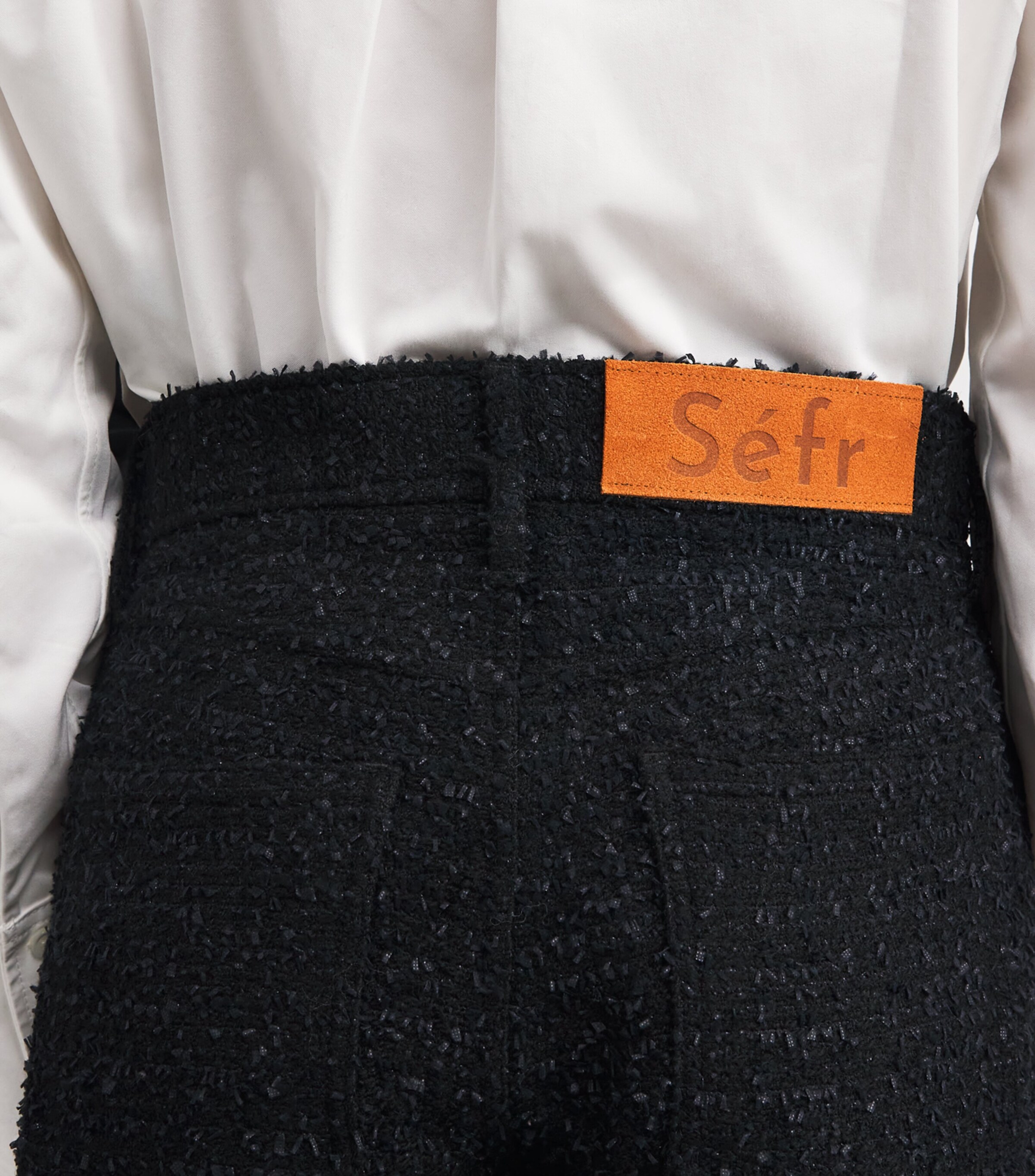 Séfr Mens Cotton-Blend Bouclé Tacca Trousers Tacca Bouclé Image 6