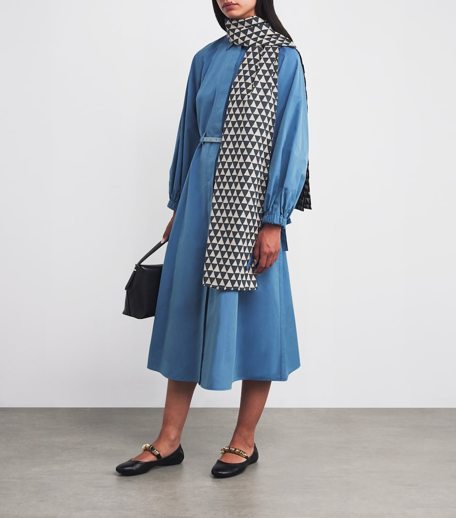 Cotton Printed Stole ULTRAMARINE Image 2