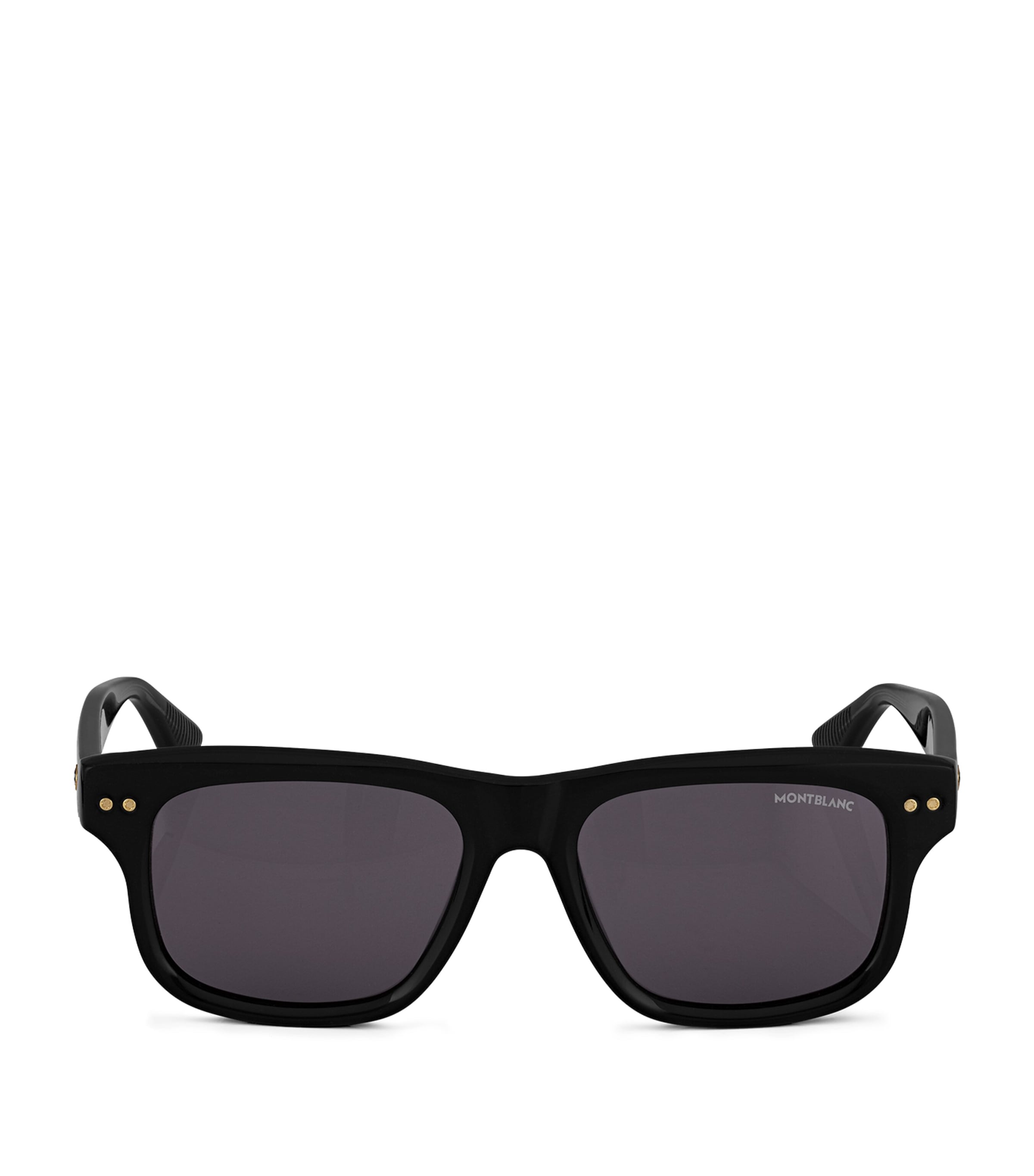 Montblanc Rectangular Sunglasses In Black