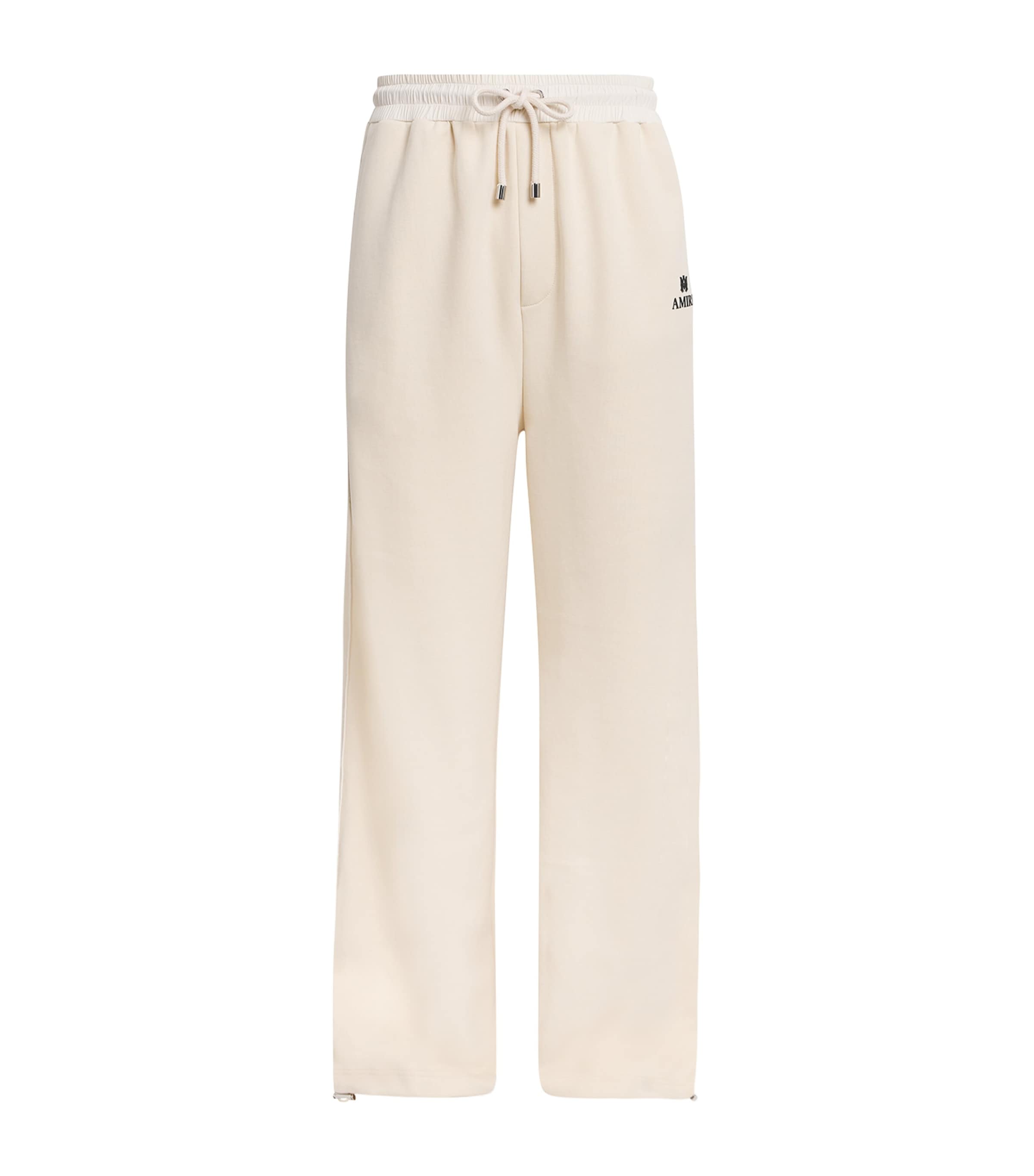 Amiri Logo-print Drawstring Track Pants In Neutral