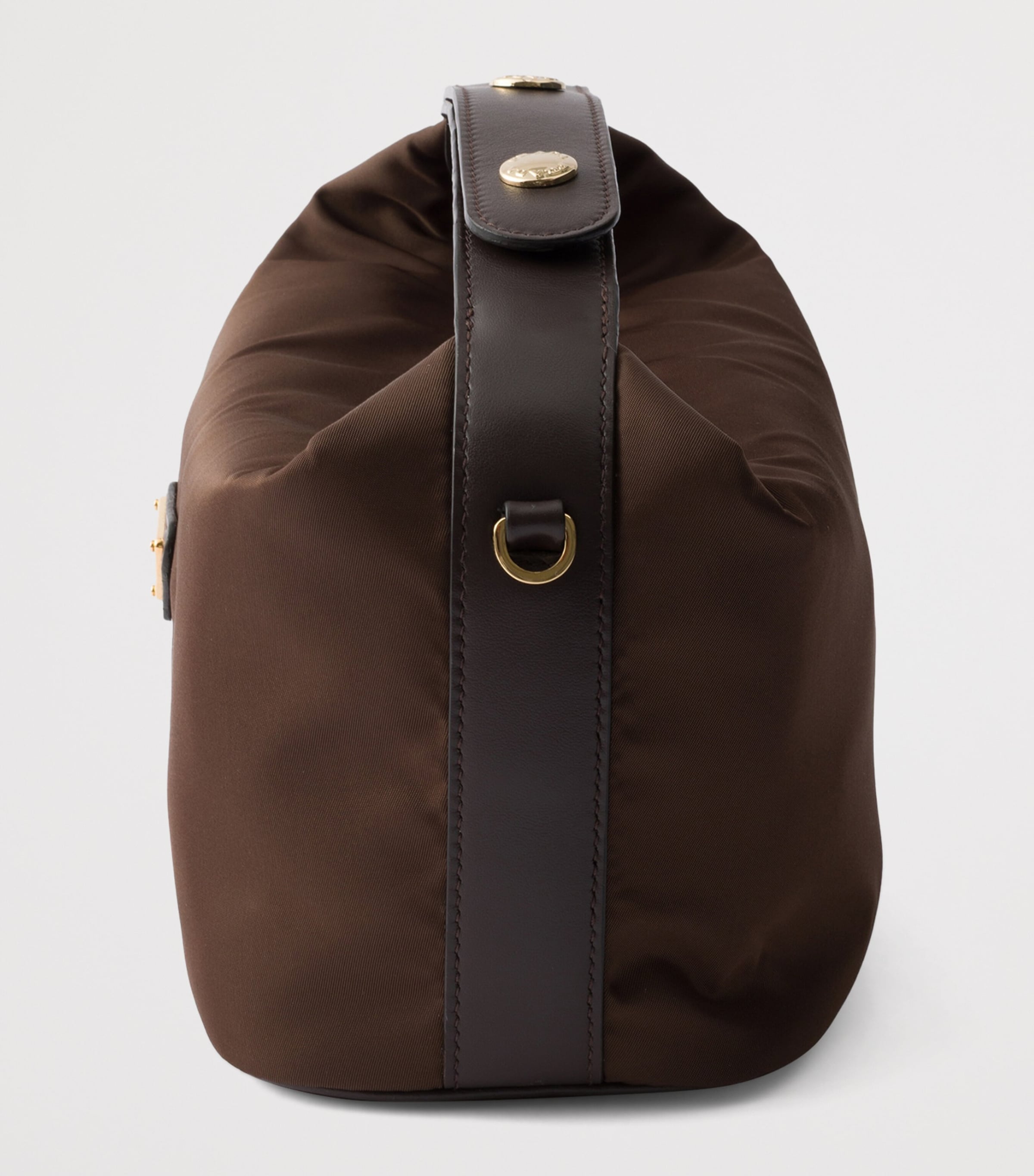 Prada Mini Re-Nylon Chérie Top-Handle Bag Brown Image 6