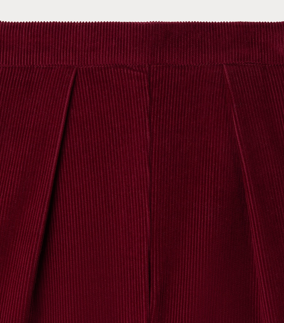 Corduroy Josefina Shorts (4-8 Years) RAISIN Image 3