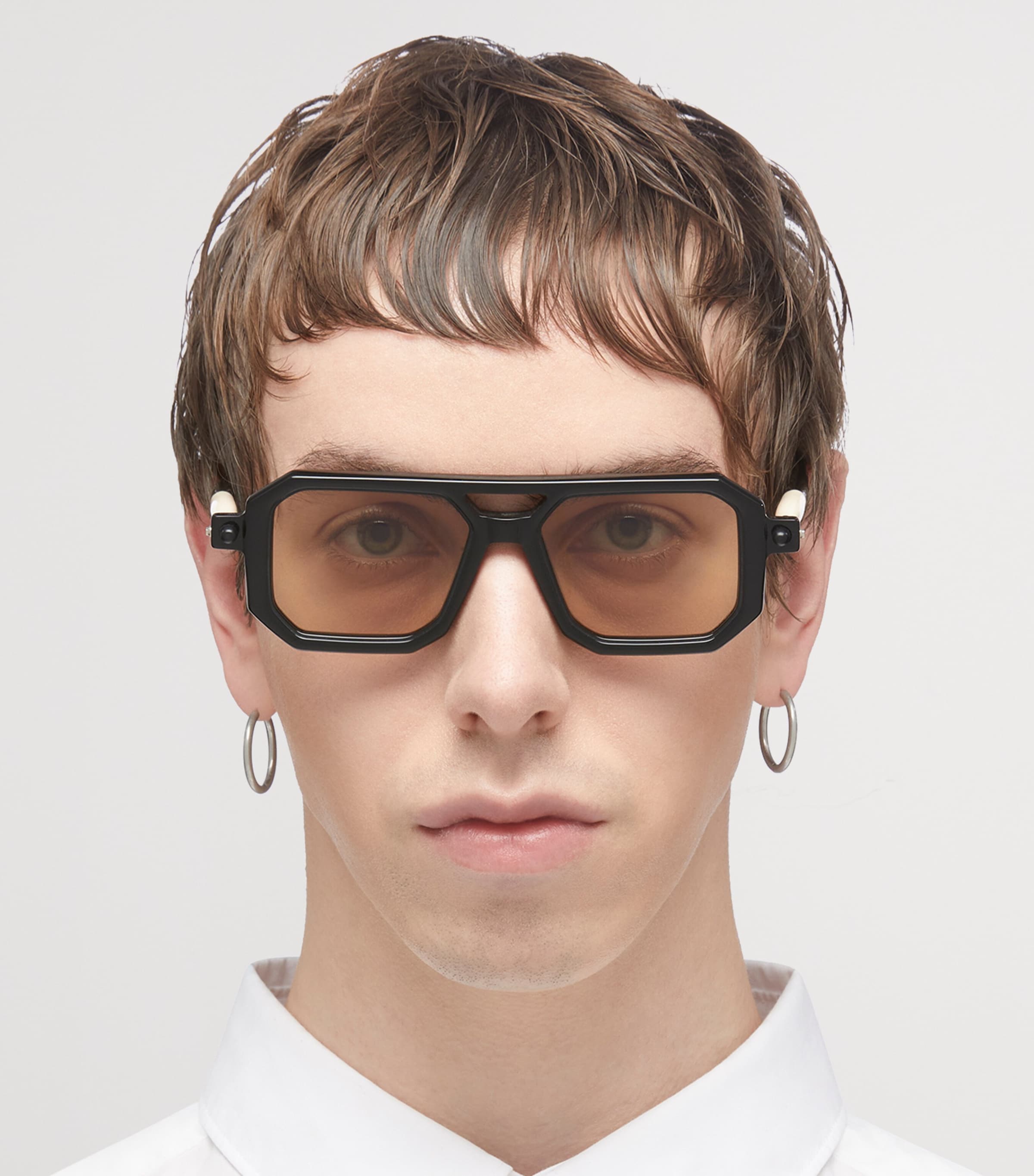 Kuboraum Acetate Mask P8 Sunglasses Light Brown Image 2