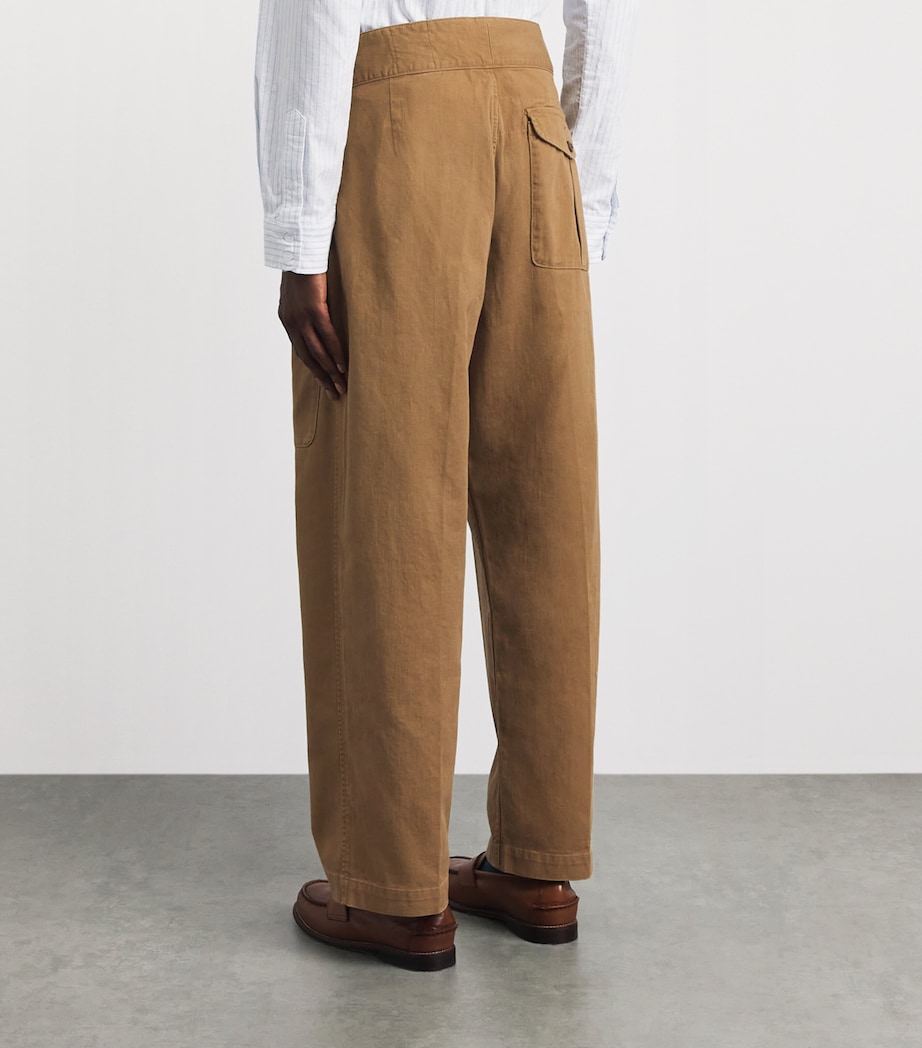 Polo Ralph Lauren Mens Cotton Cargo Trousers Sandsurf Image 5
