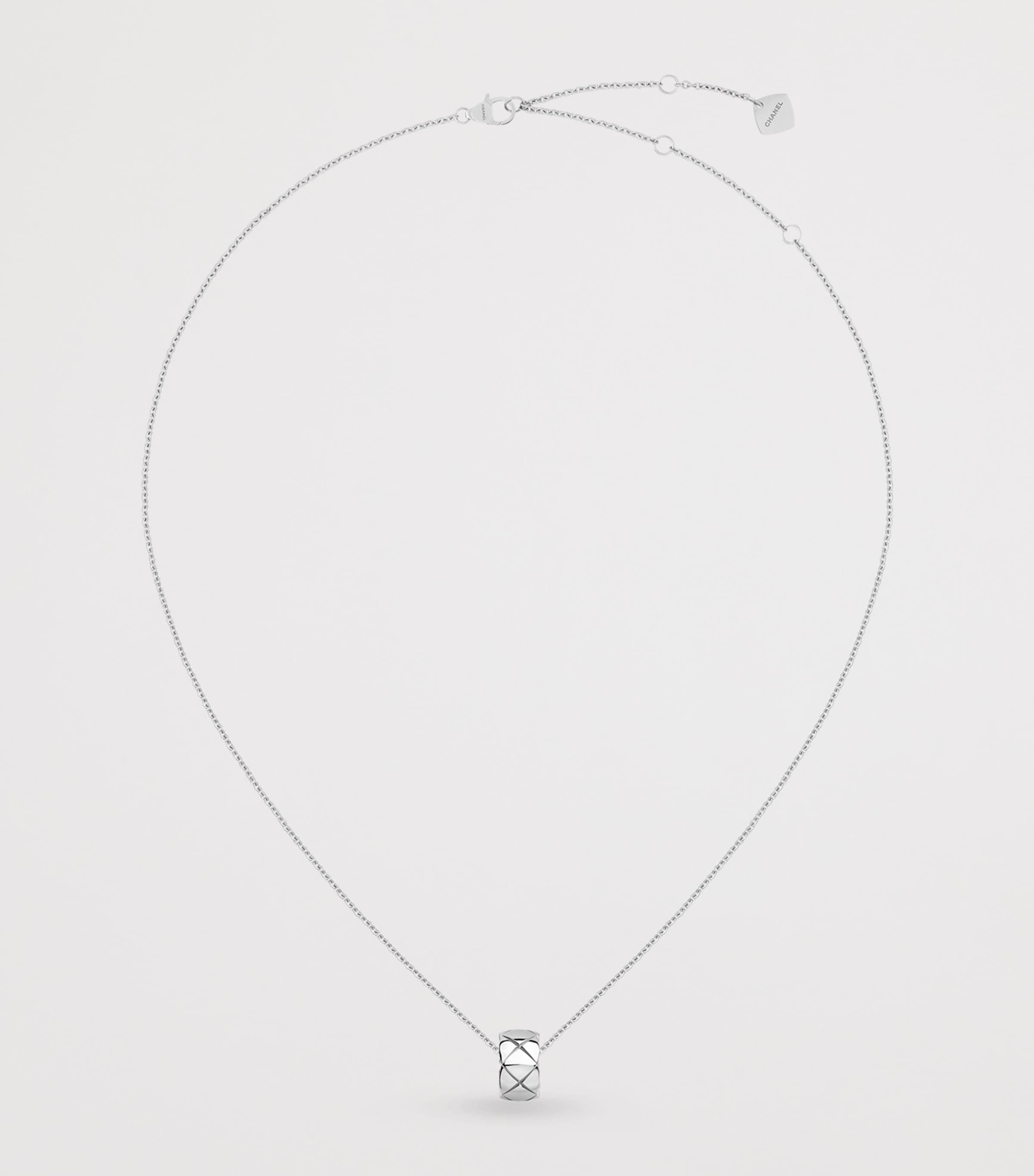 White Gold Coco Crush Necklace WHITE GOLD Image 3
