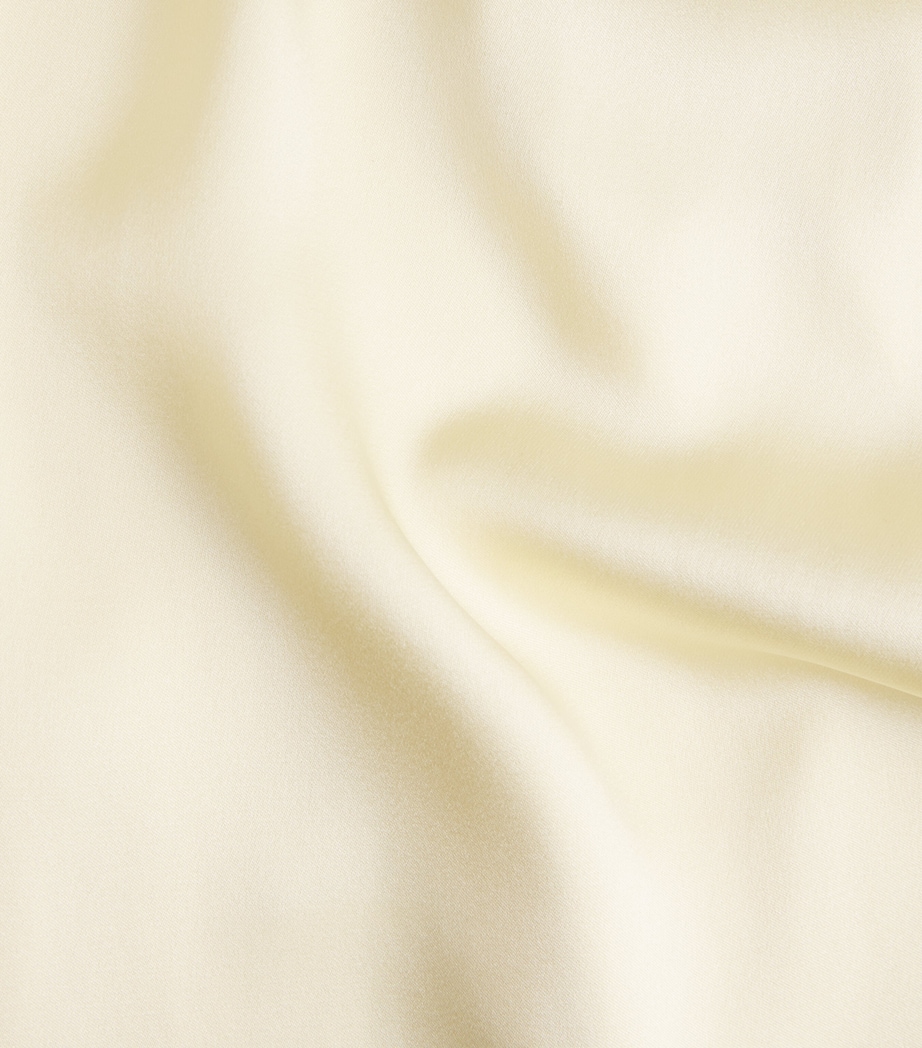 ANINE BING Womens Silk Lea Tank Top Cream Image 6