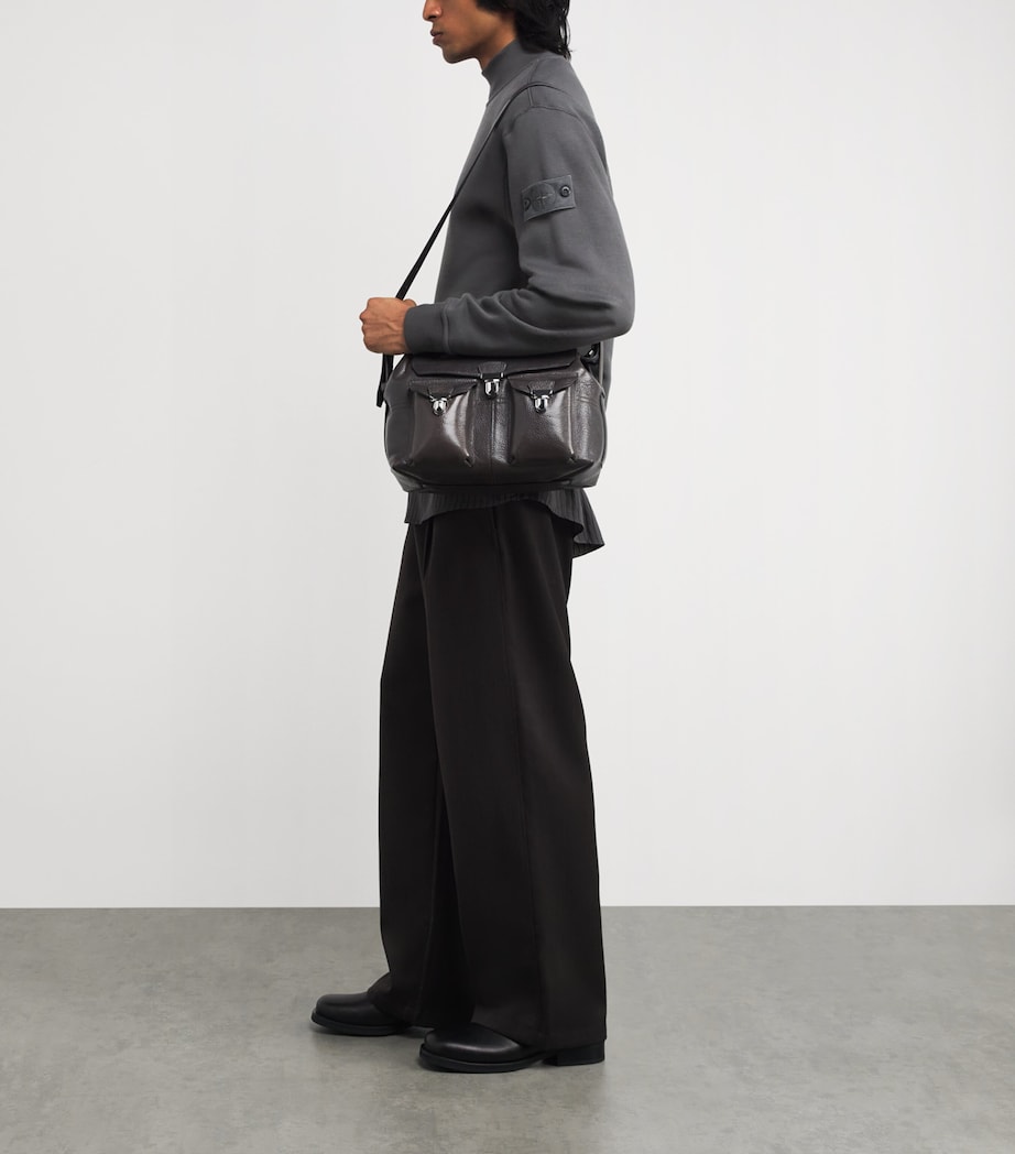 GHOST PIECE Cotton Compass Logo Sweatshirt V0067 Image 2