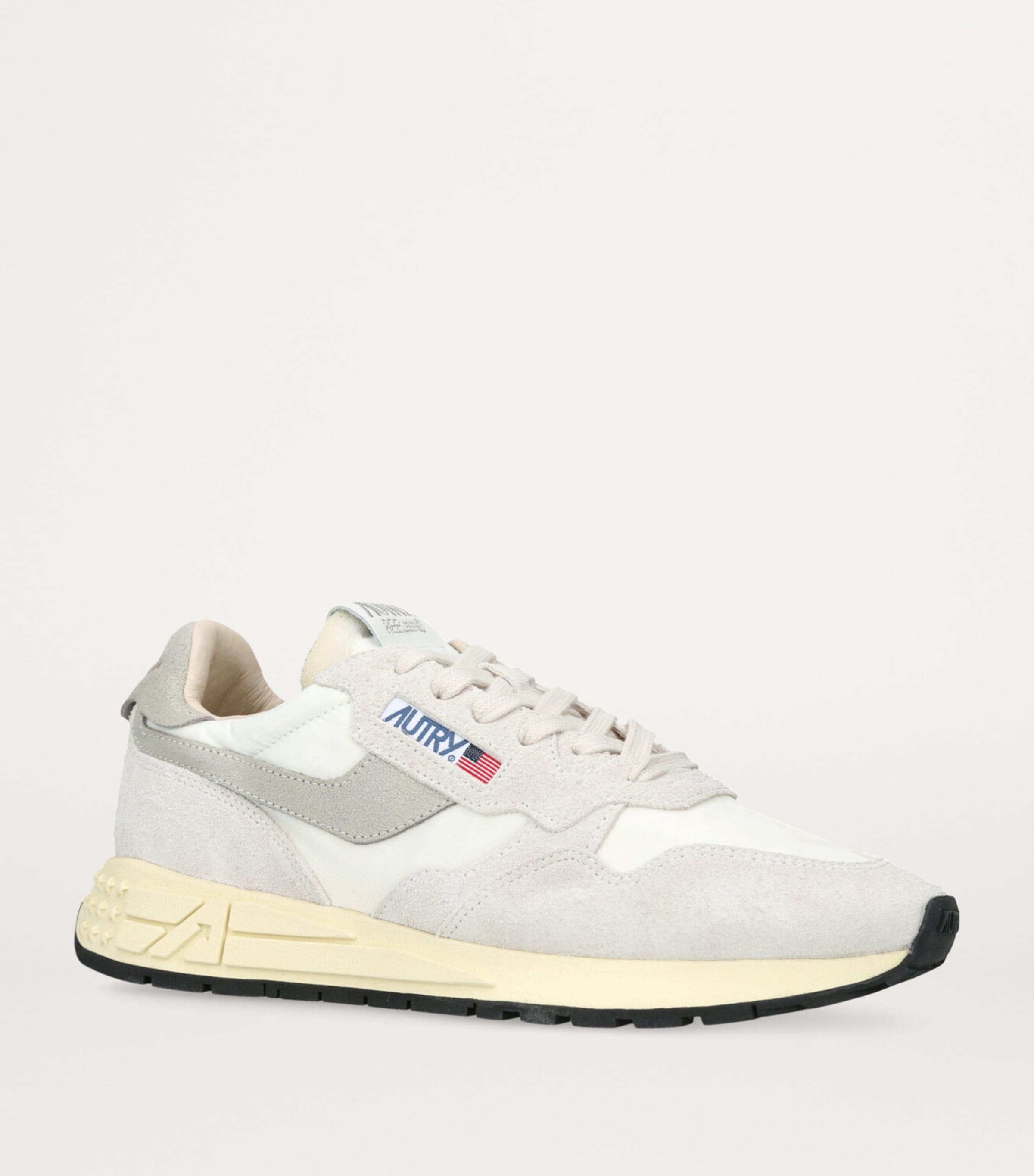 Autry Leather Reelwind Low-Top Sneakers White/oth Image 3