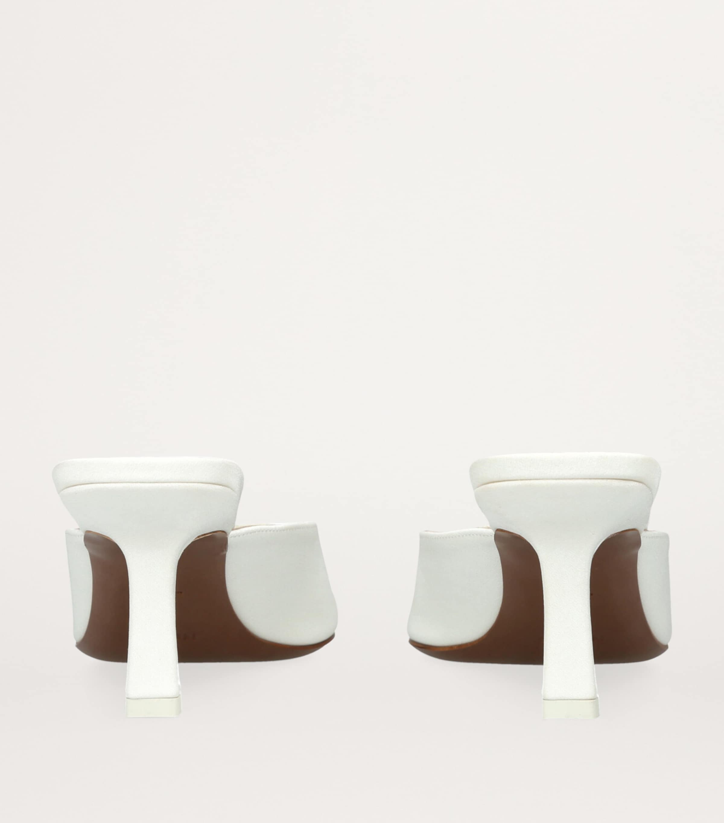 Matar Heeled Mules 65 CREAM Image 2