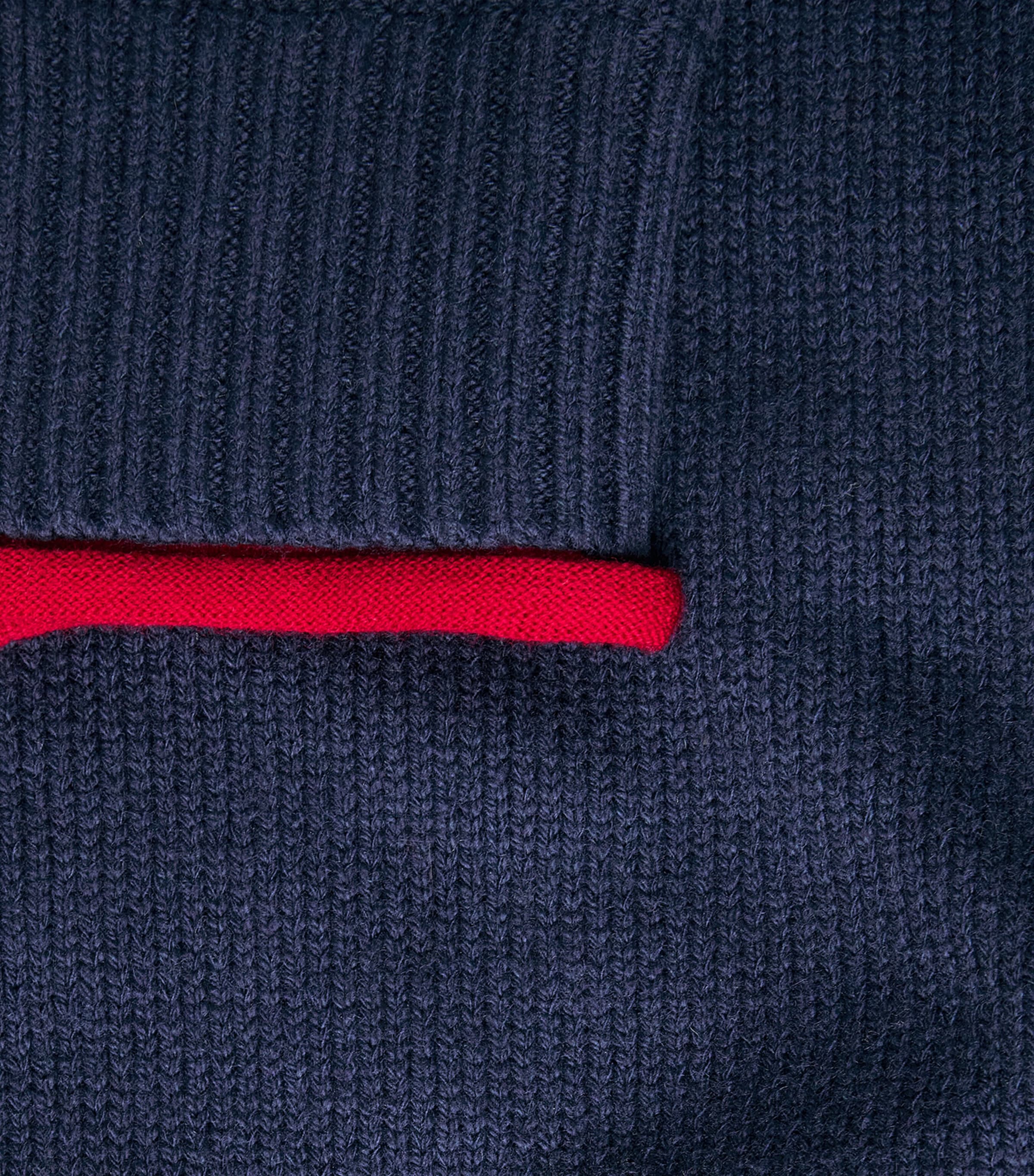Rag & Bone Womens Cotton-Wool Hazel Sweater Navy Image 6