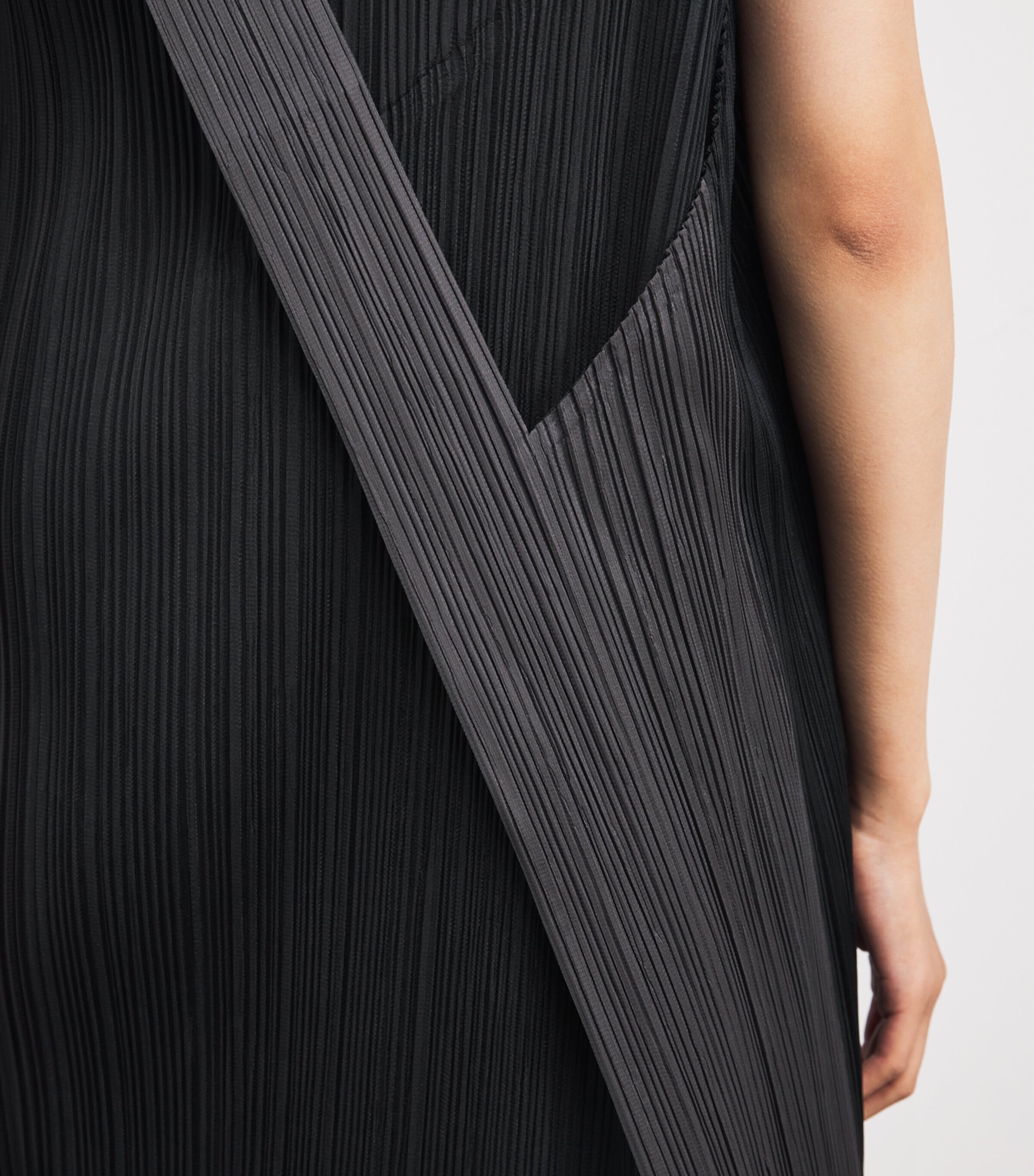 Pleats Please Issey Miyake Black POINTE Midi Dress | Harrods US