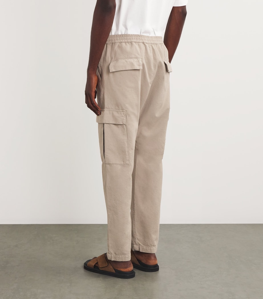 Barena Mens Cotton Cargo Trousers Sasso Image 4