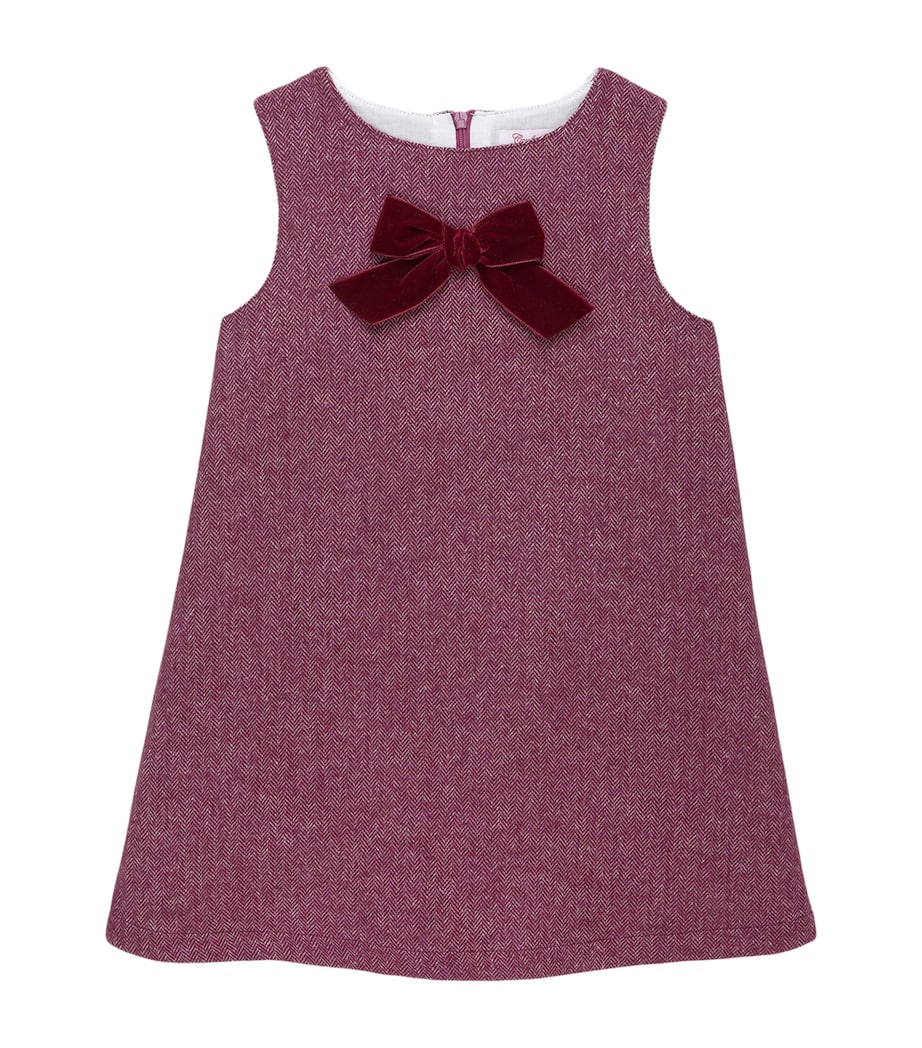 Trotters Red Georgina Bow Dress (6-11 years) | Harrods CA
