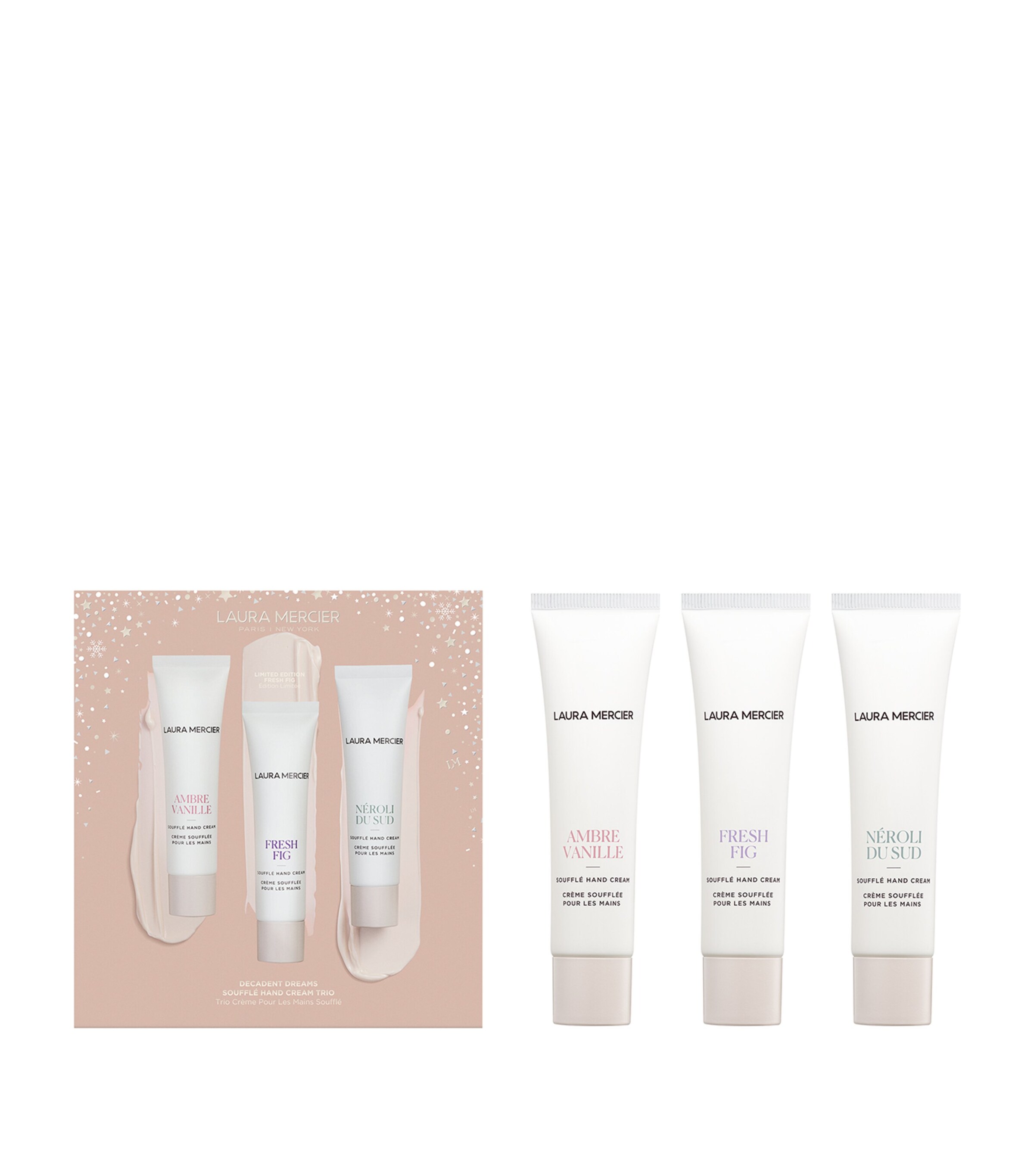 Laura Mercier Decadent Dreams Souffle' Hand Cream Trio Gift Set Image 1