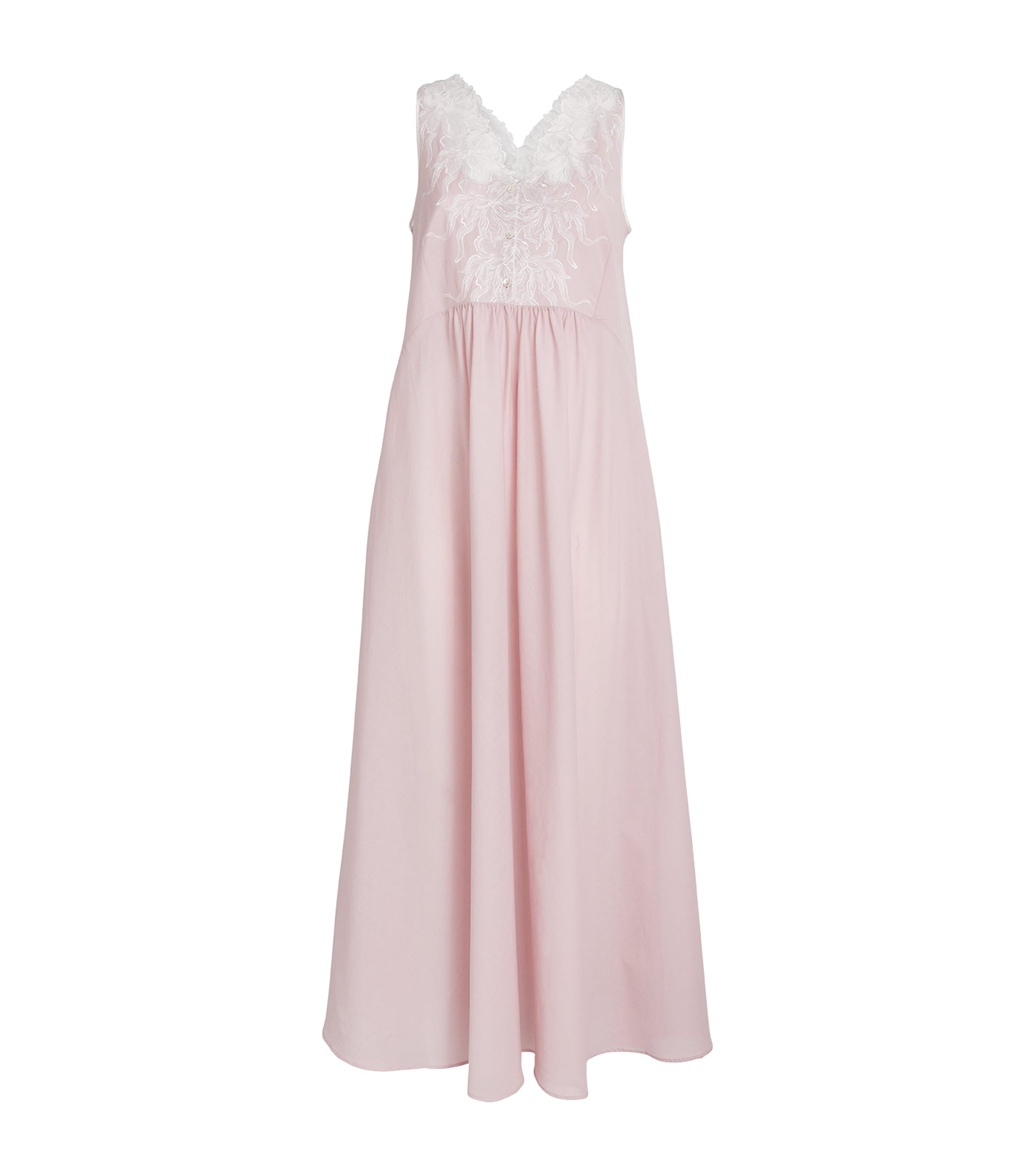 Bocan Cotton Clariss Nightdress In Pink