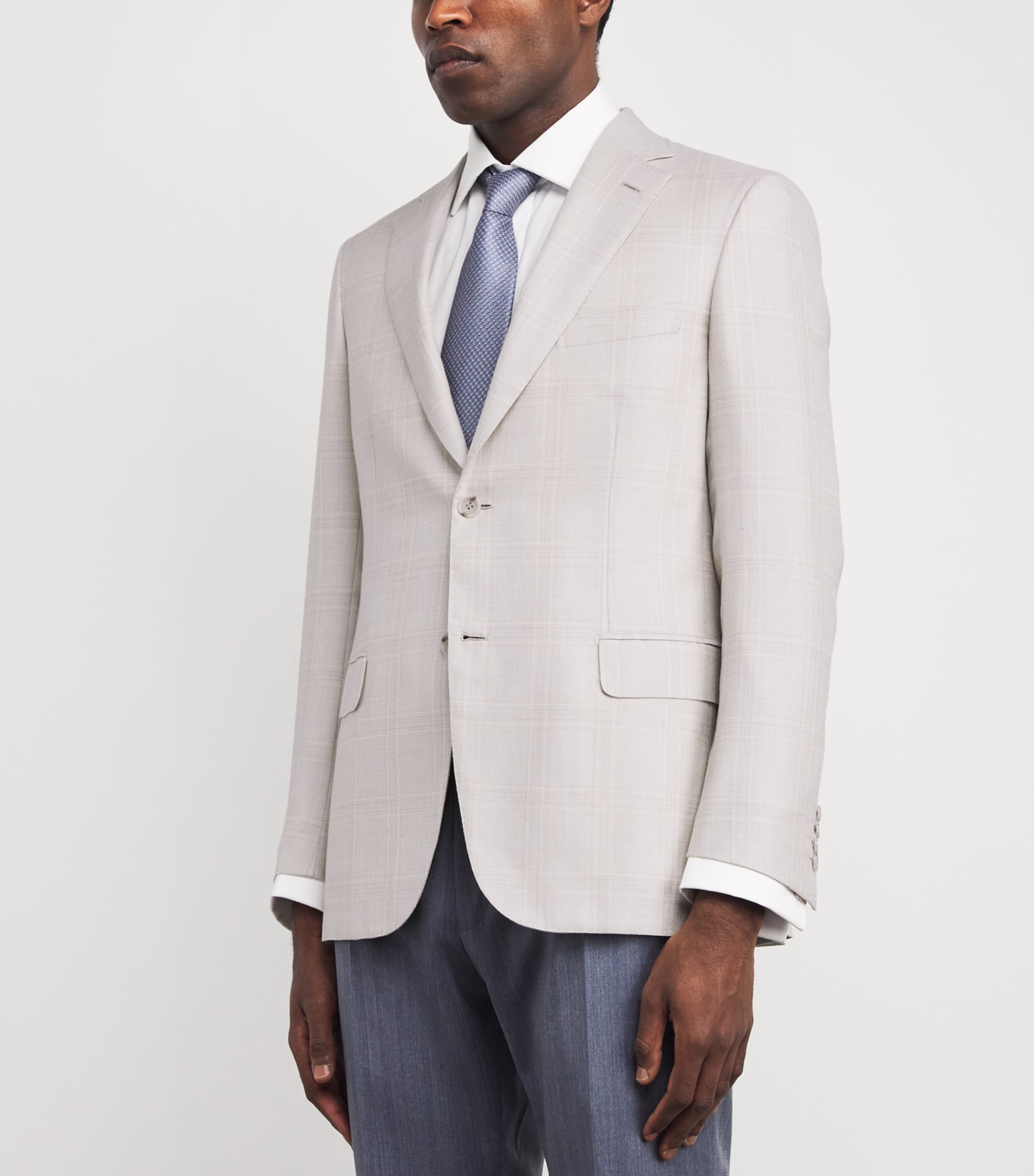 Wool-Silk Check Ravello Blazer 2800 Image 3