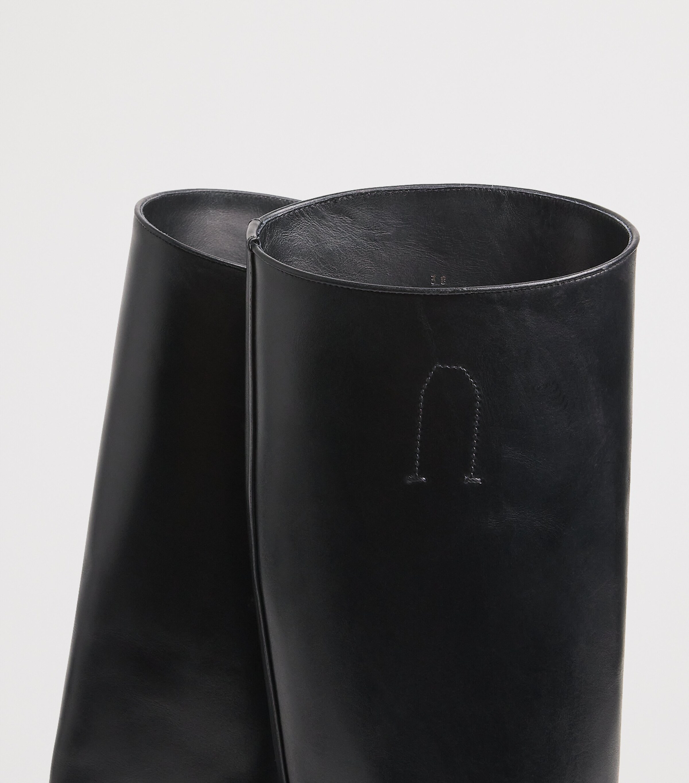 Leather Knee-High Boots 1000 Image 7