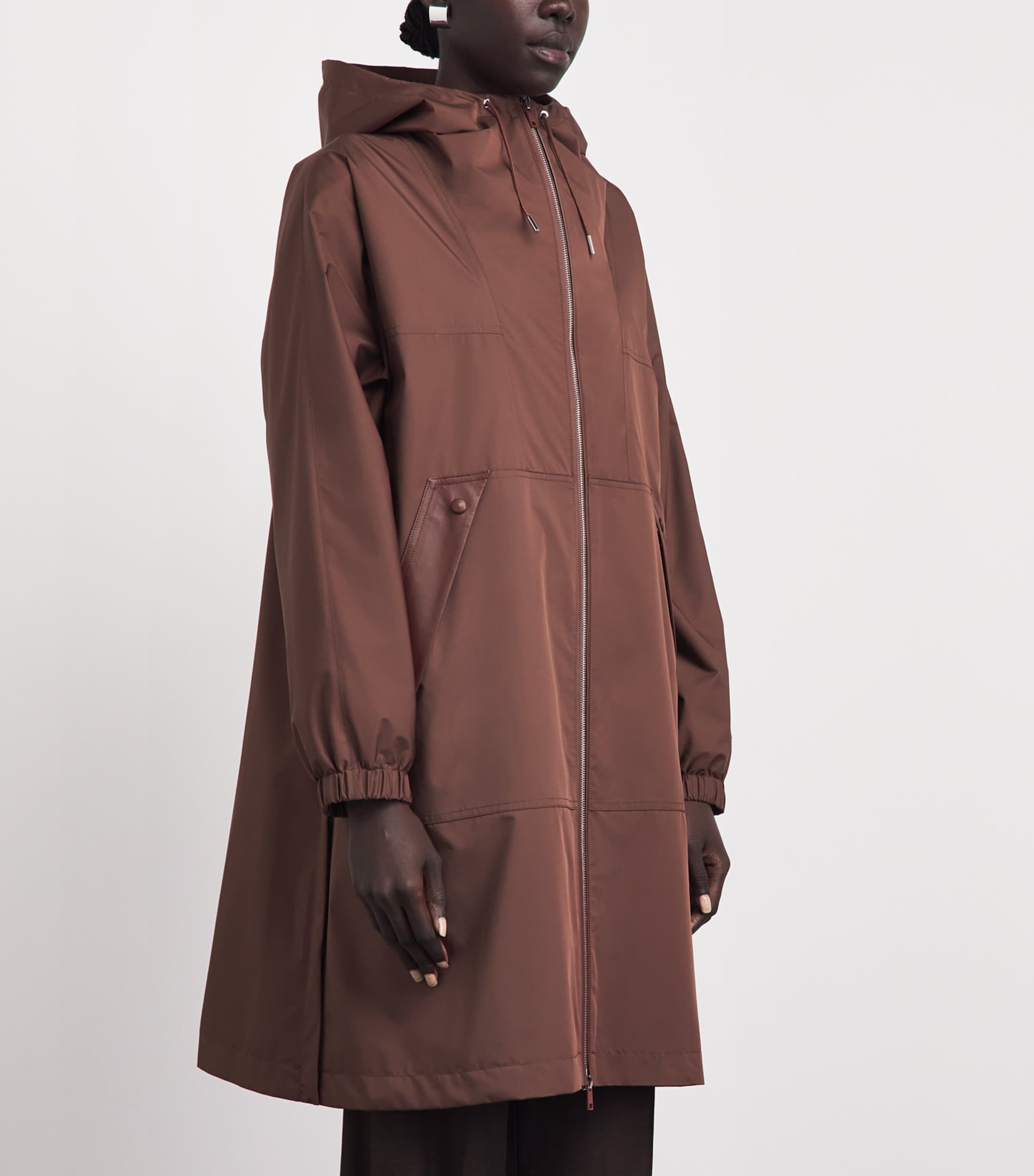Yves Salomon Womens Waterproof Hooded Parka Image 4