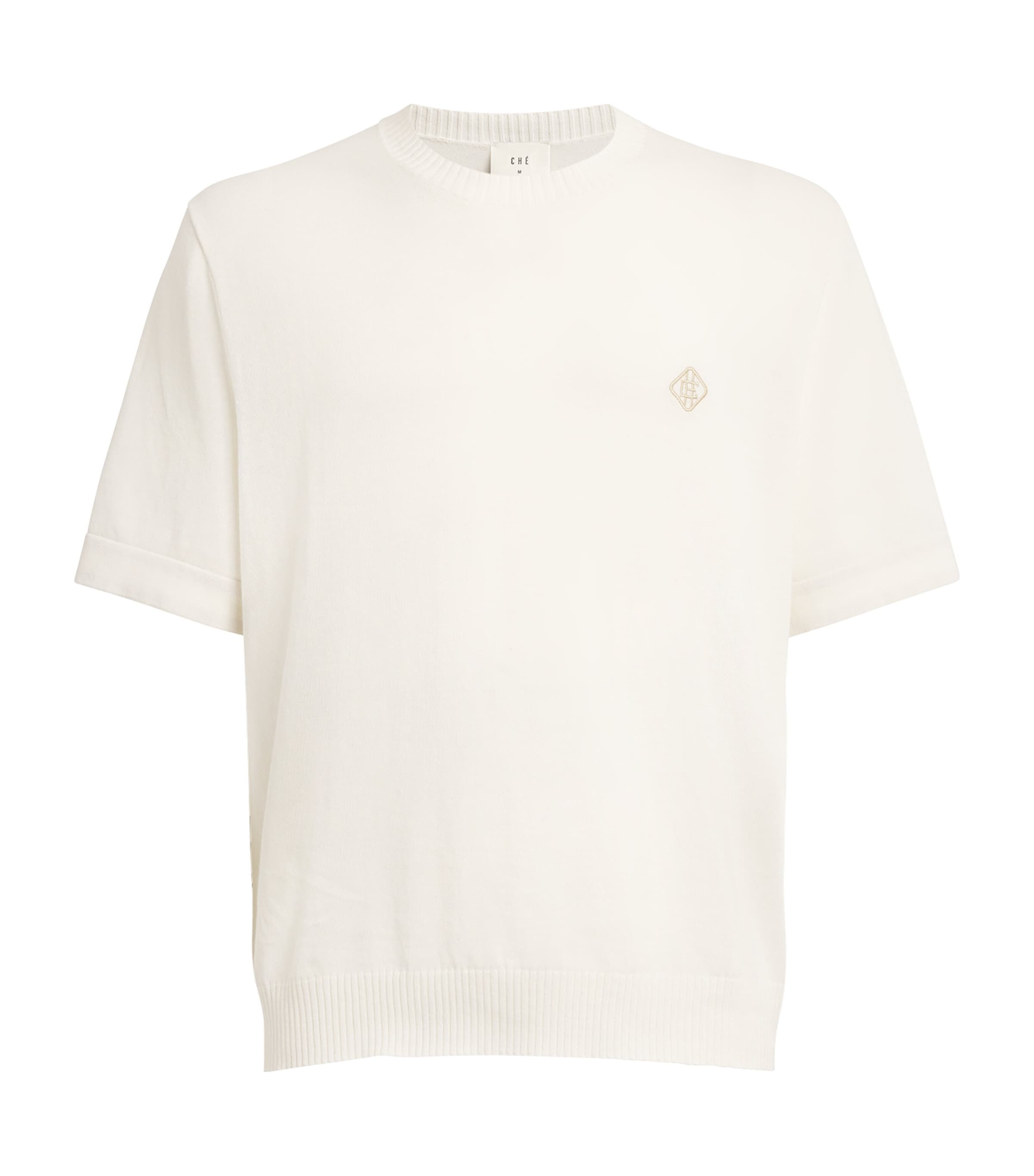 Shop Che Cotton Valensole T-shirt In White