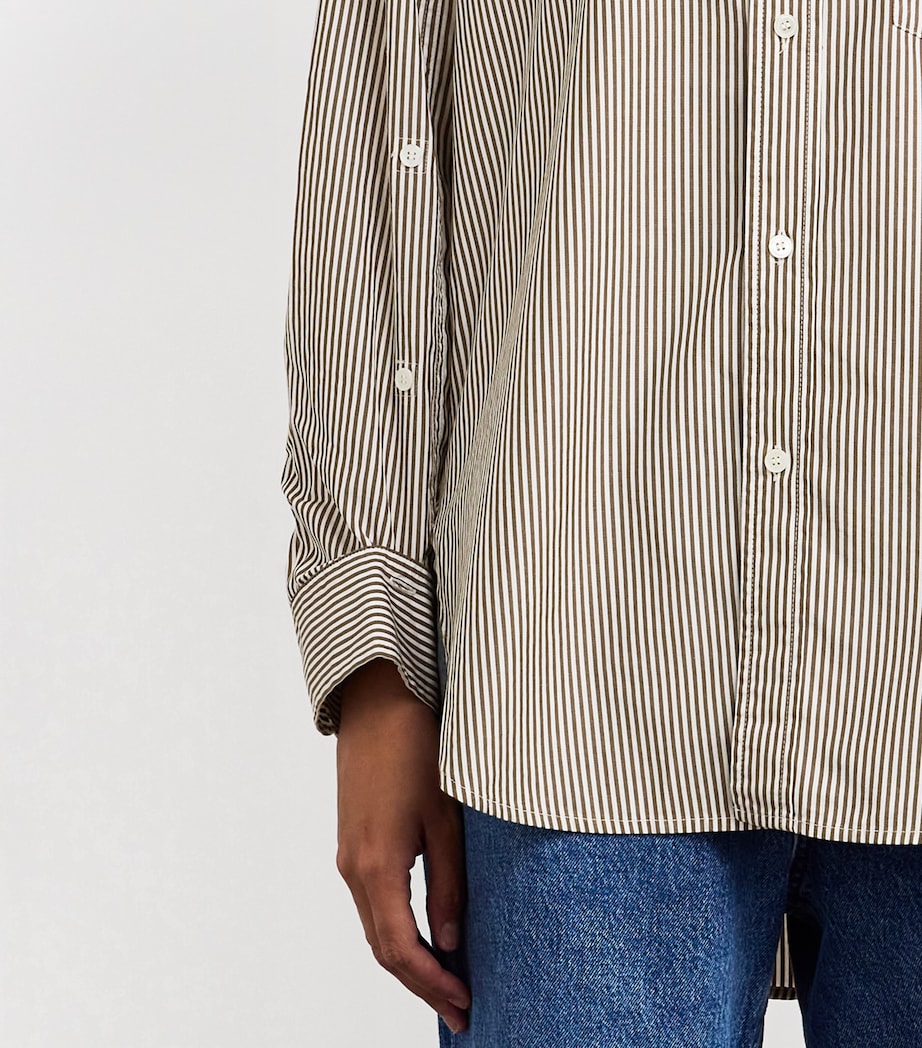 Cotton Stripe Kayla Shirt DESERT STRIPE Image 6