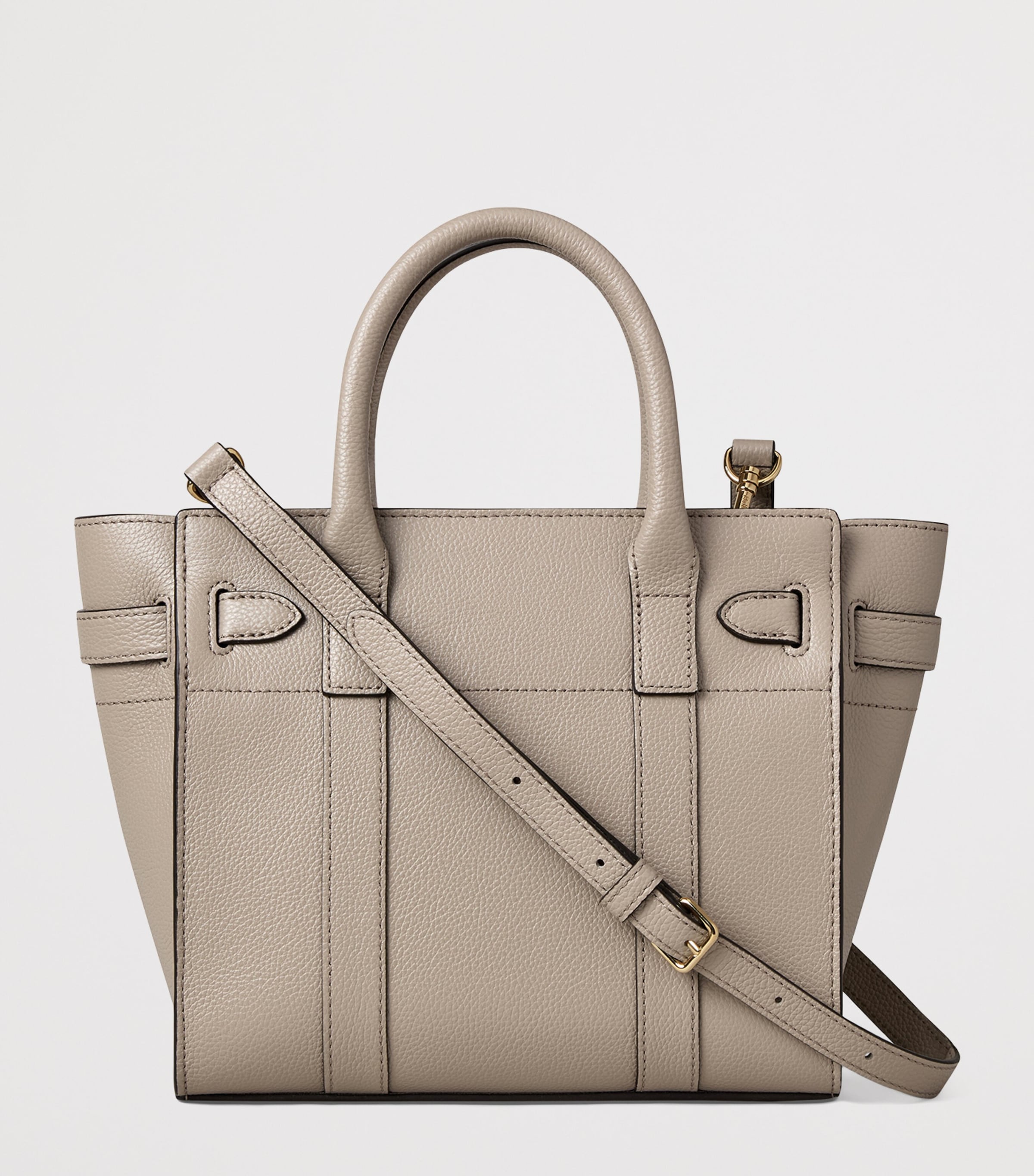 Mulberry Mini Bayswater Cross-Body Bag Cashmere Taupe Image 3