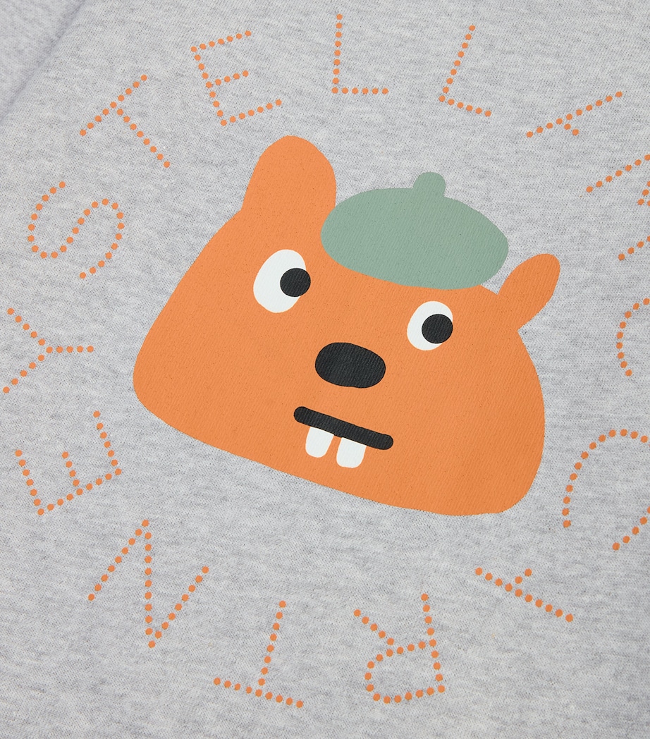 Squirrel-Print Sweatshirt (2-14 Years) 807GRIGIO MEDIO MEL. Image 2