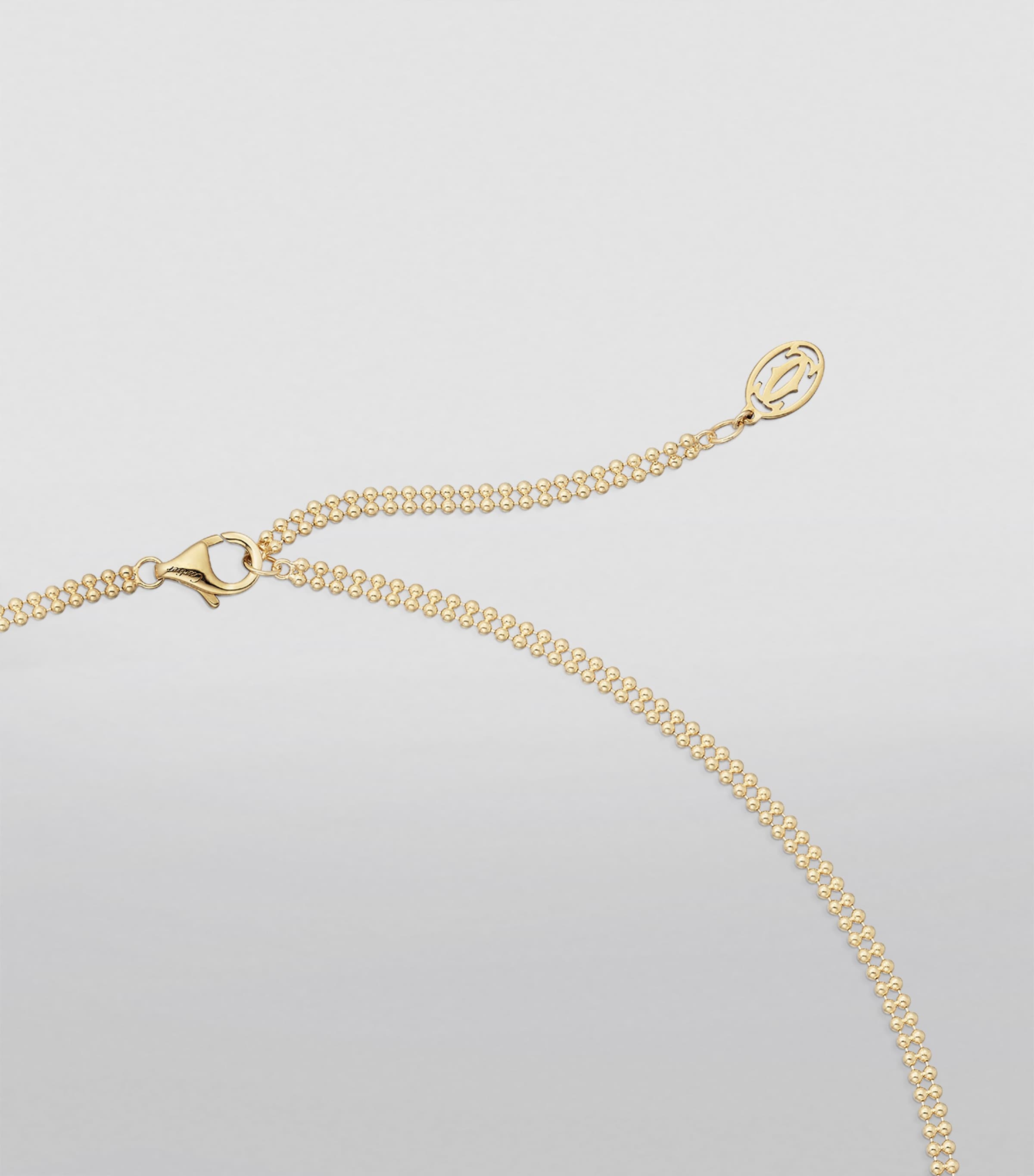 Mixed Gold and Diamond Trinity Necklace MIXED GOLD Image 3