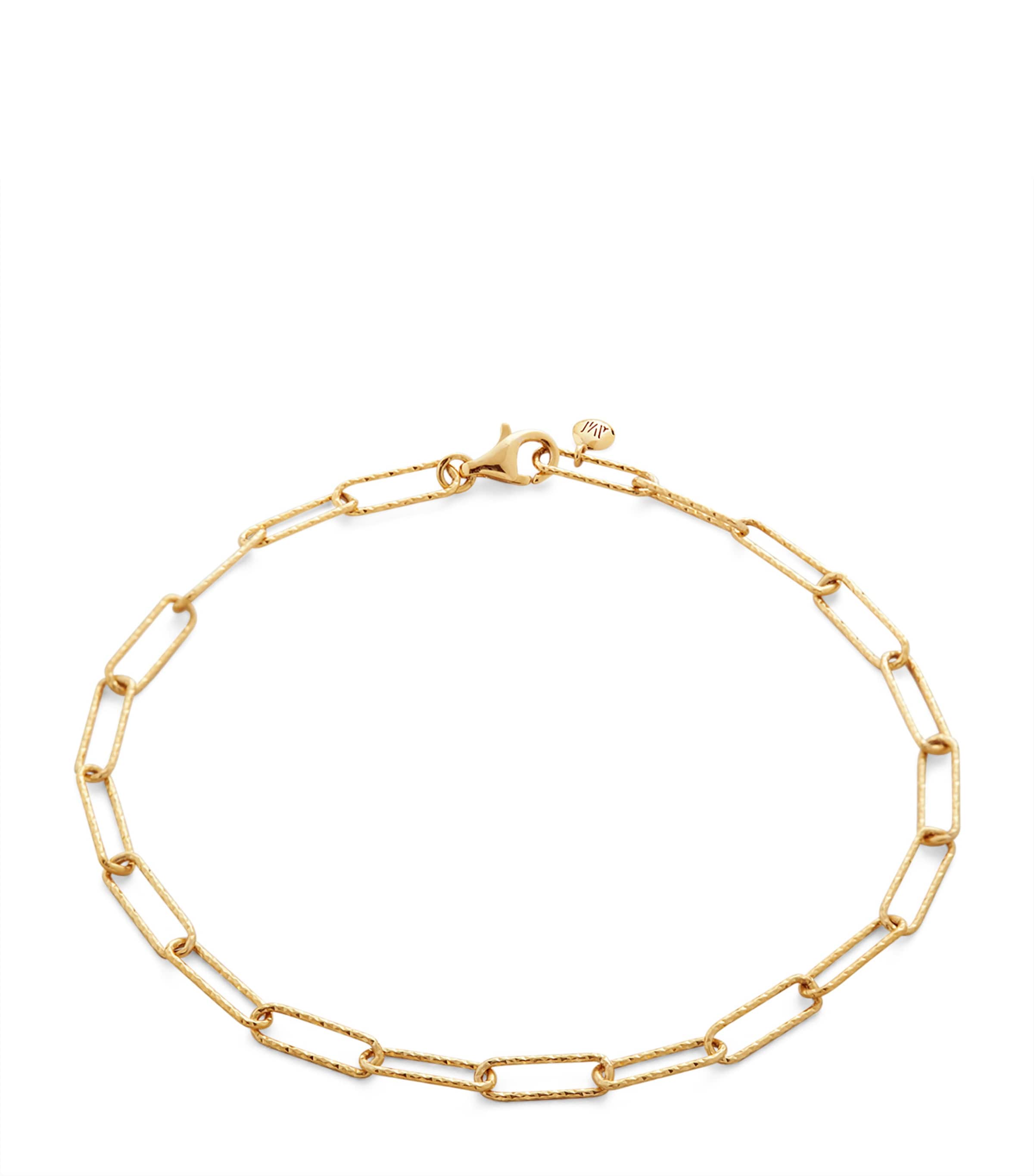 Monica Vinader Gold Vermeil Alta Bracelet In Brown