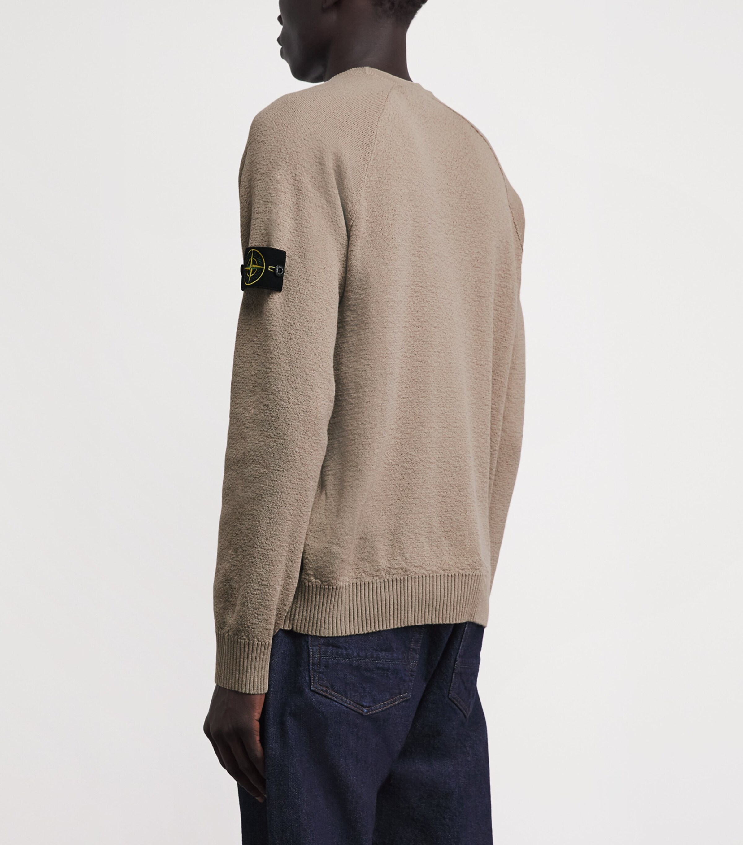 Stone Island Mens Raw Organic Cotton Sweater Image 5