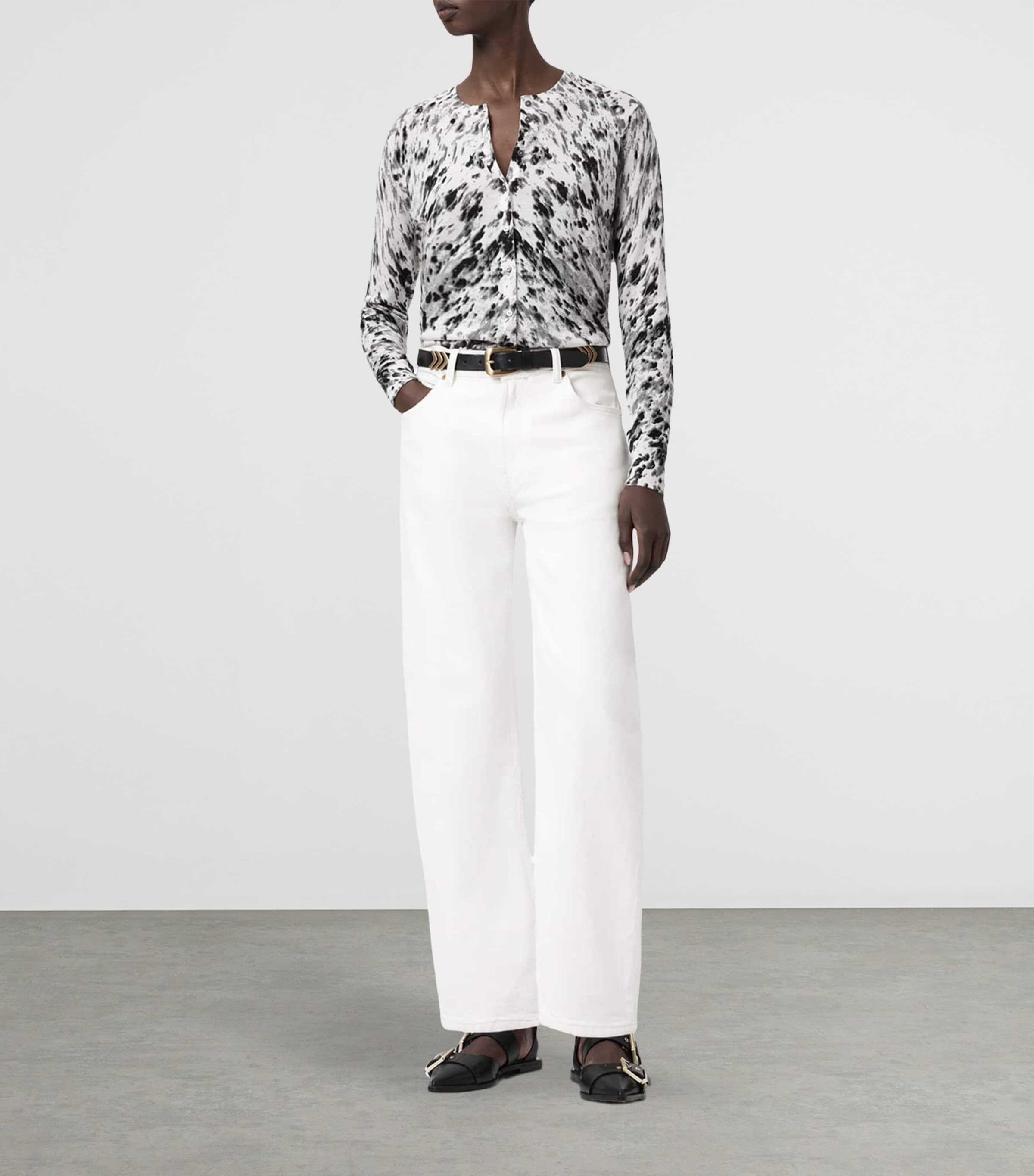 Wool Slim Anouk Cardigan CANTER ECRU WHITE Image 2