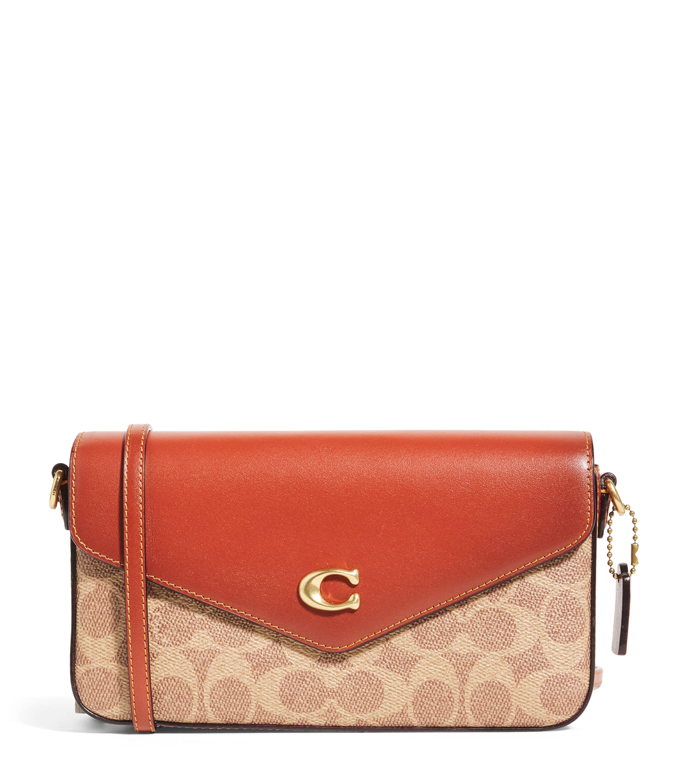 Coach Canvas Wyn Cross-body Bag In Gold