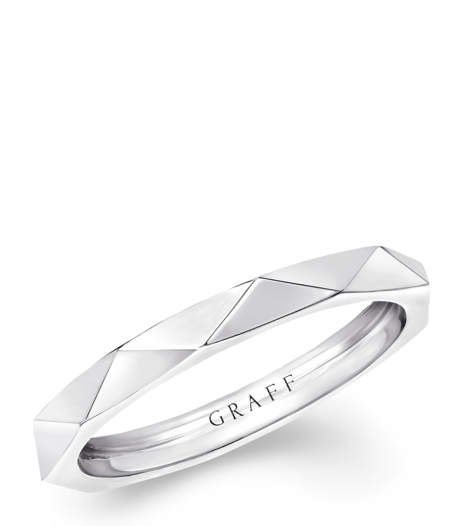 White Gold Laurence Graff Signature Band (2.3mm) WHITE GOLD Image 1