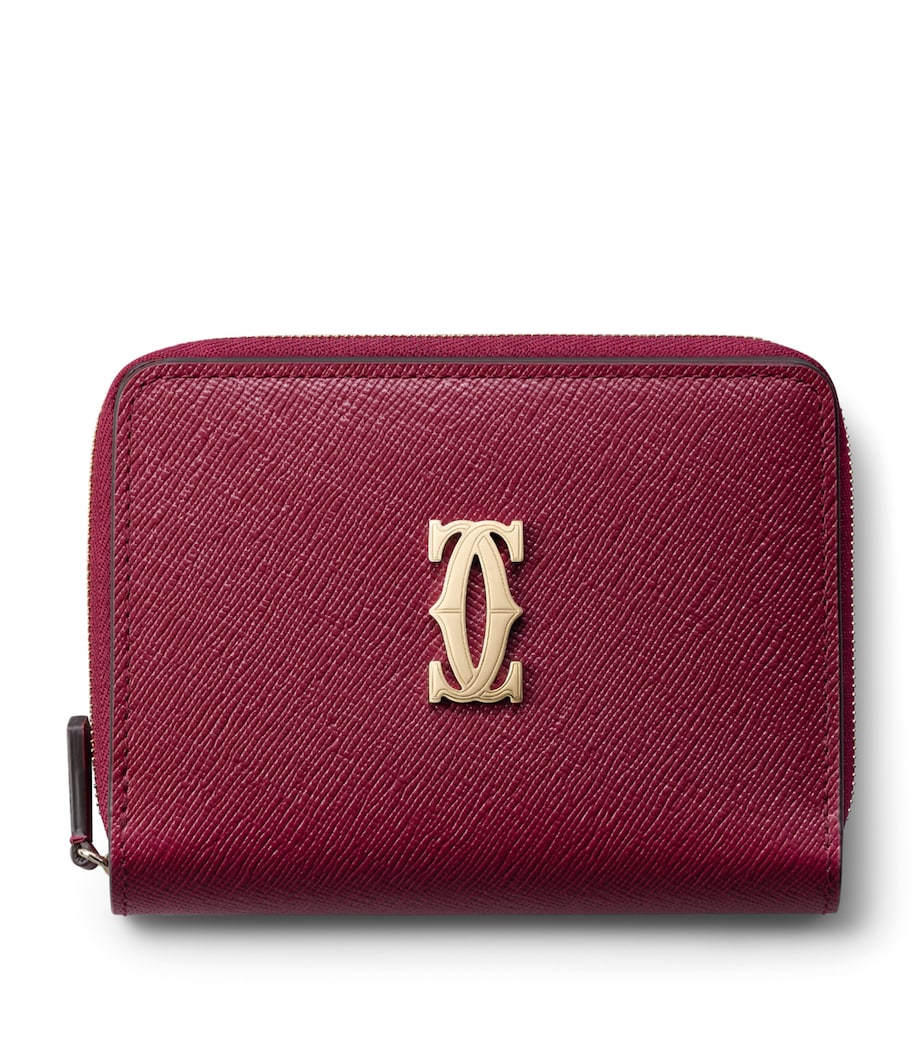 Cartier Leather C de Cartier Wallet Cherry Image 1