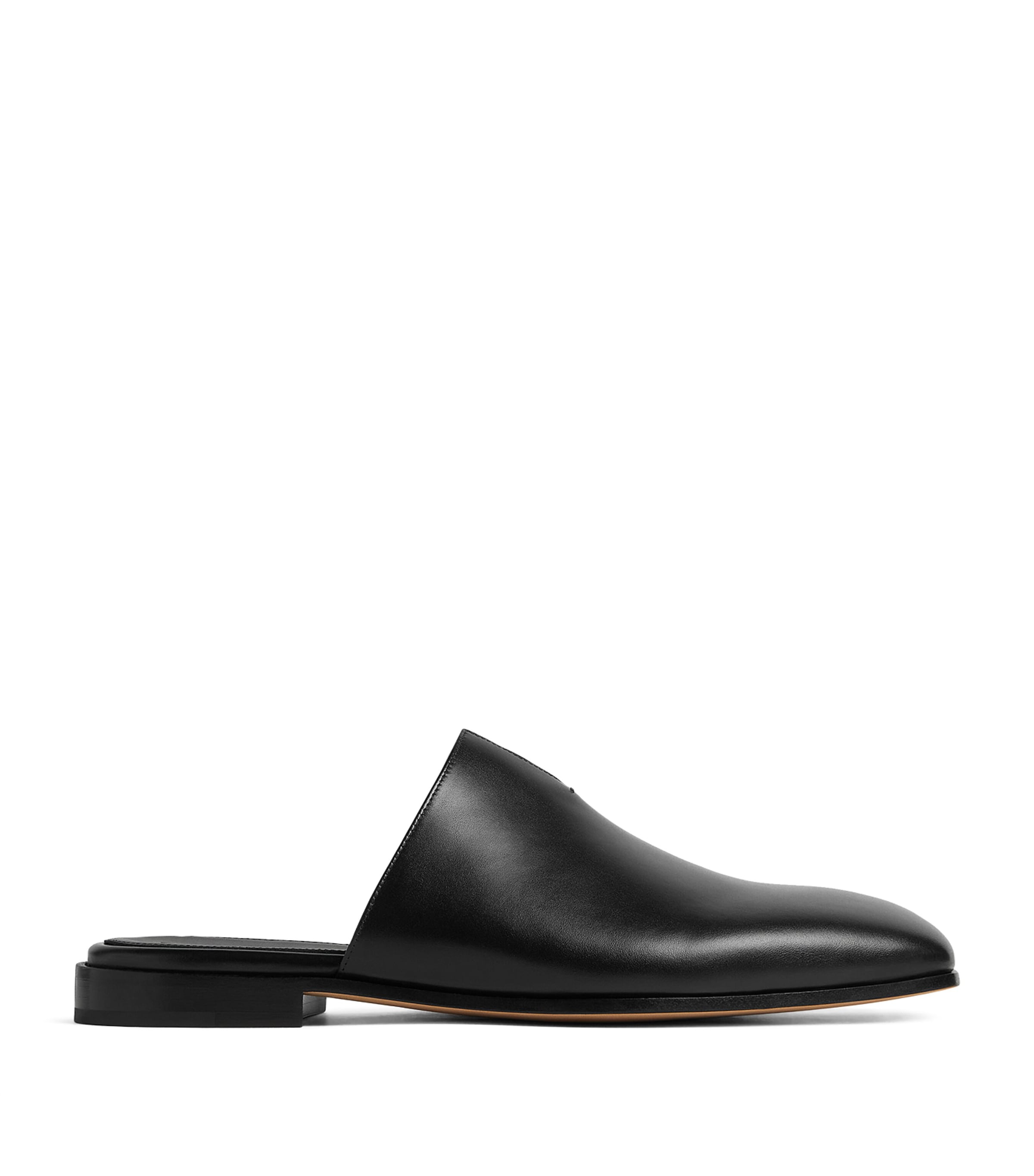 BOTTEGA VENETA LEATHER ROMA SLIPPERS 