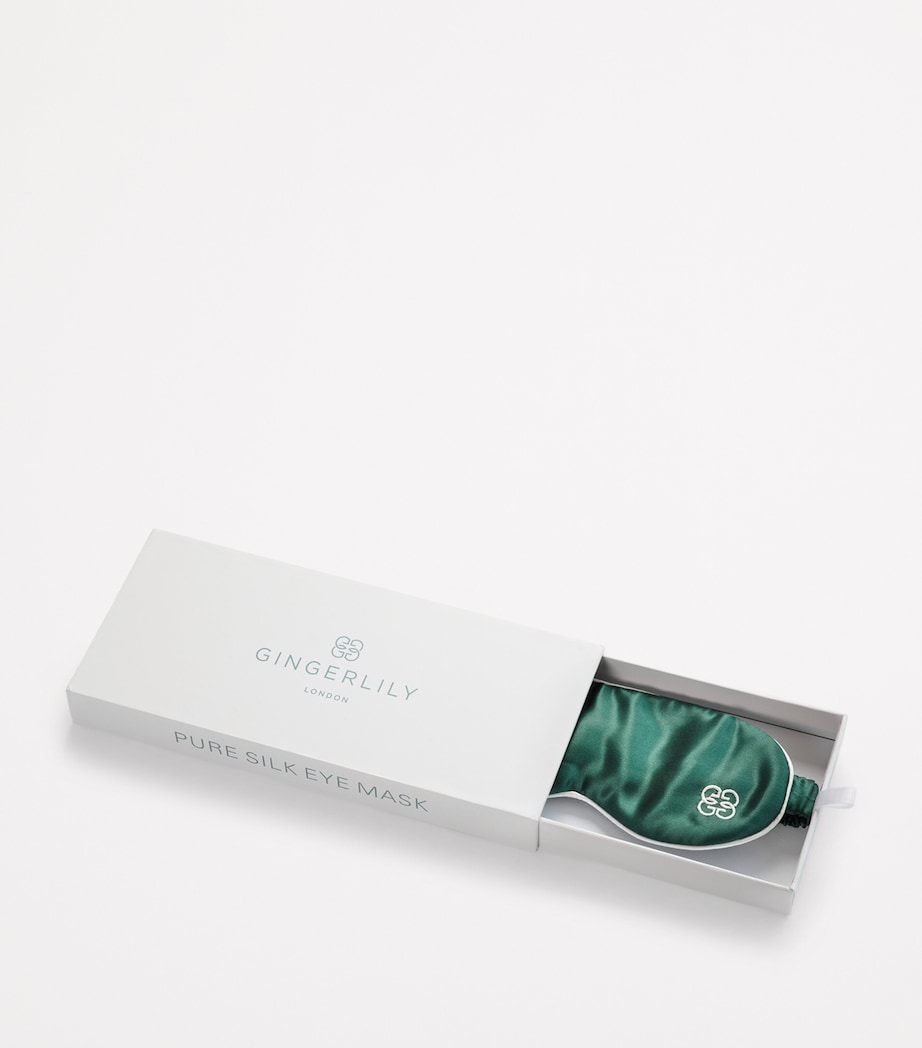 Silk Eye Mask GREEN Image 2