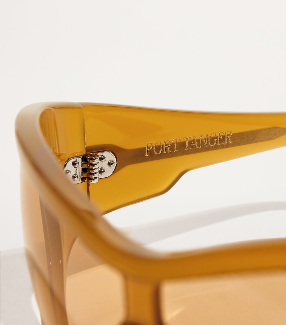 Port Tanger Acetate Nunny Sunglasses Amber Lens Image 5