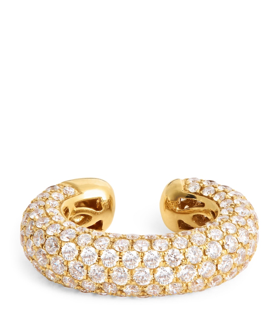 Anita Ko Yellow Gold and Diamond Cosmo Single Ear Cuff Yellow Gold Image 1