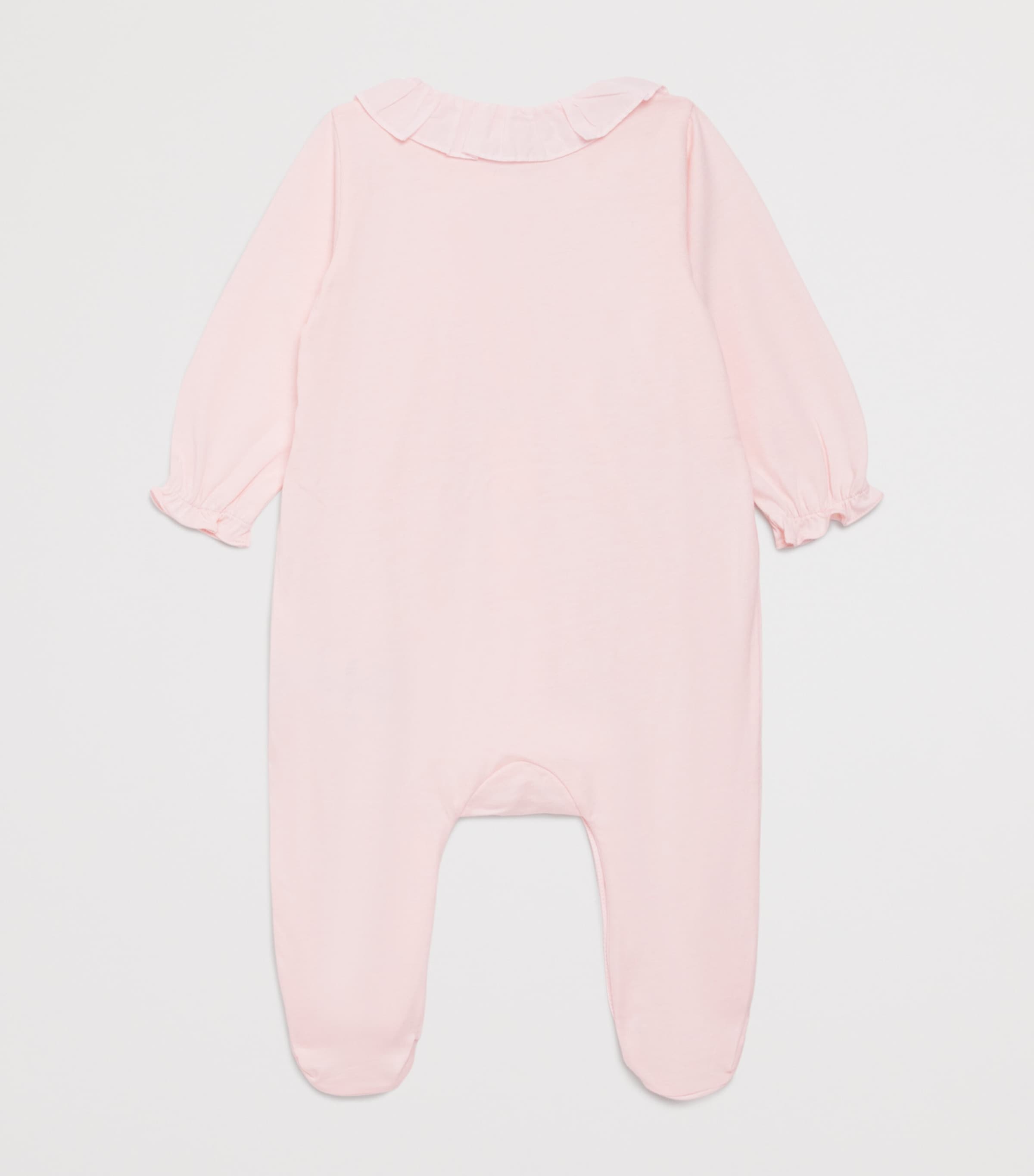 Cotton Frill-Collar All-In-One (0-24 Months) 31ROSE PÂLE Image 2