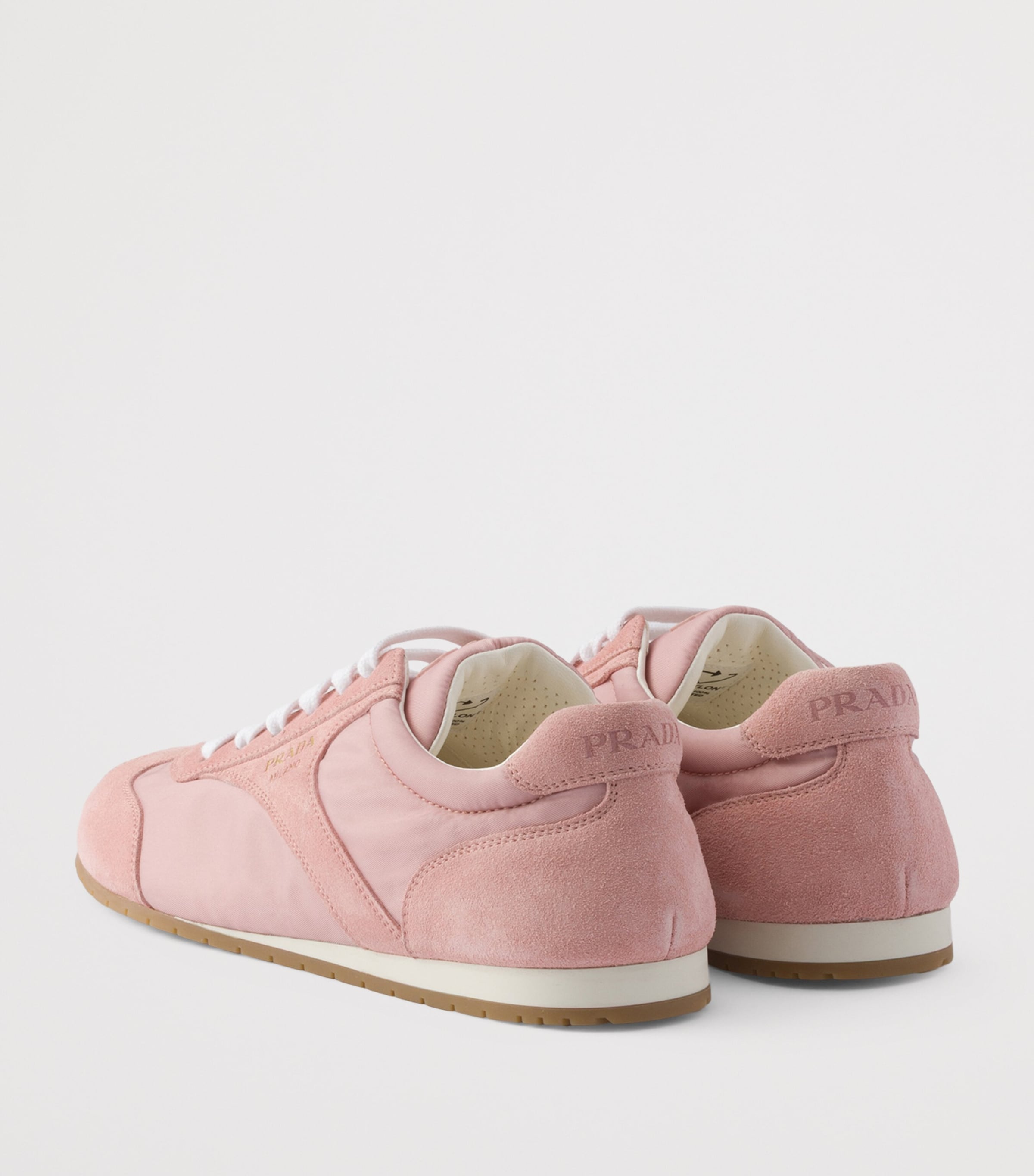 Re-Nylon and Suede Sneakers F0924 Image 4