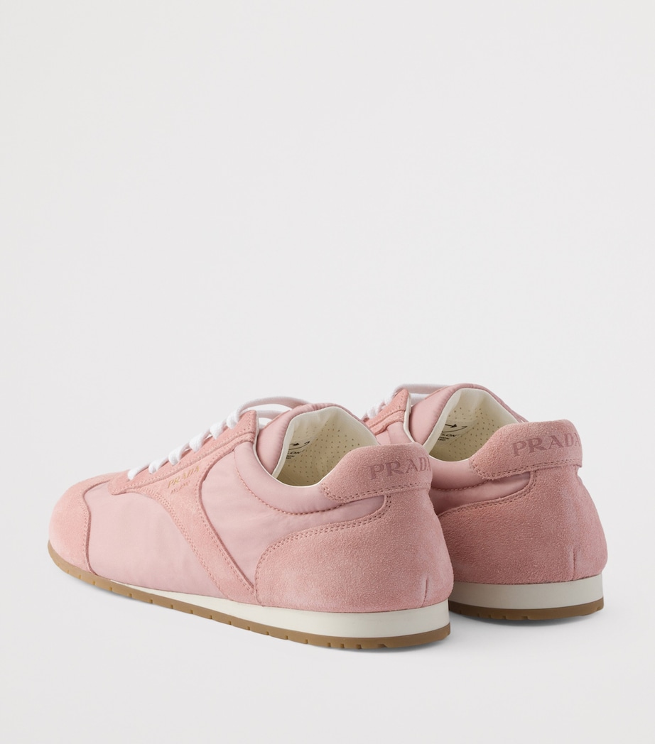Re-Nylon and Suede Sneakers F0924 Image 4