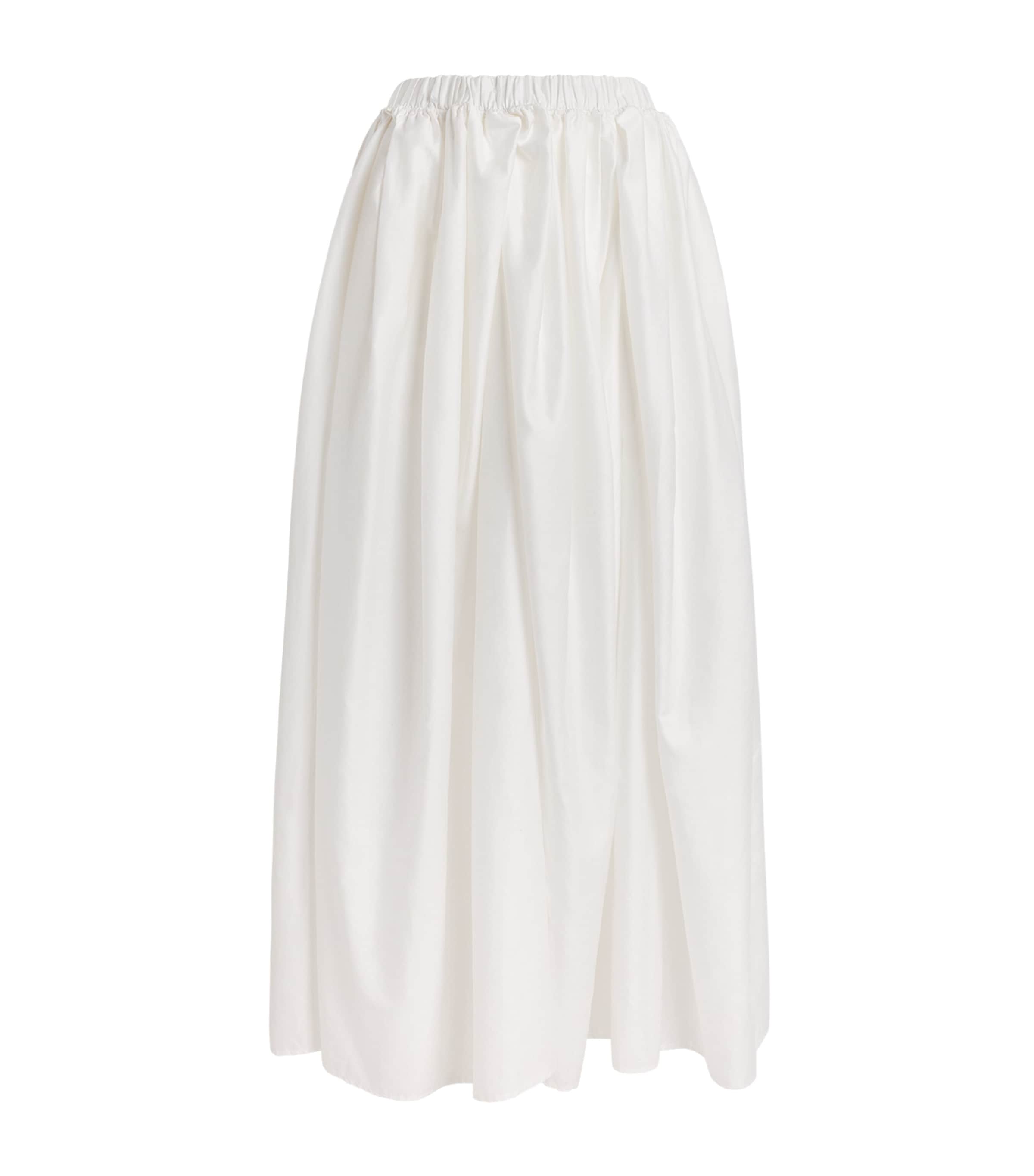 CAMILLA AND MARC Womens Cotton Zaya Maxi Skirt Cream Mcrm Image 1