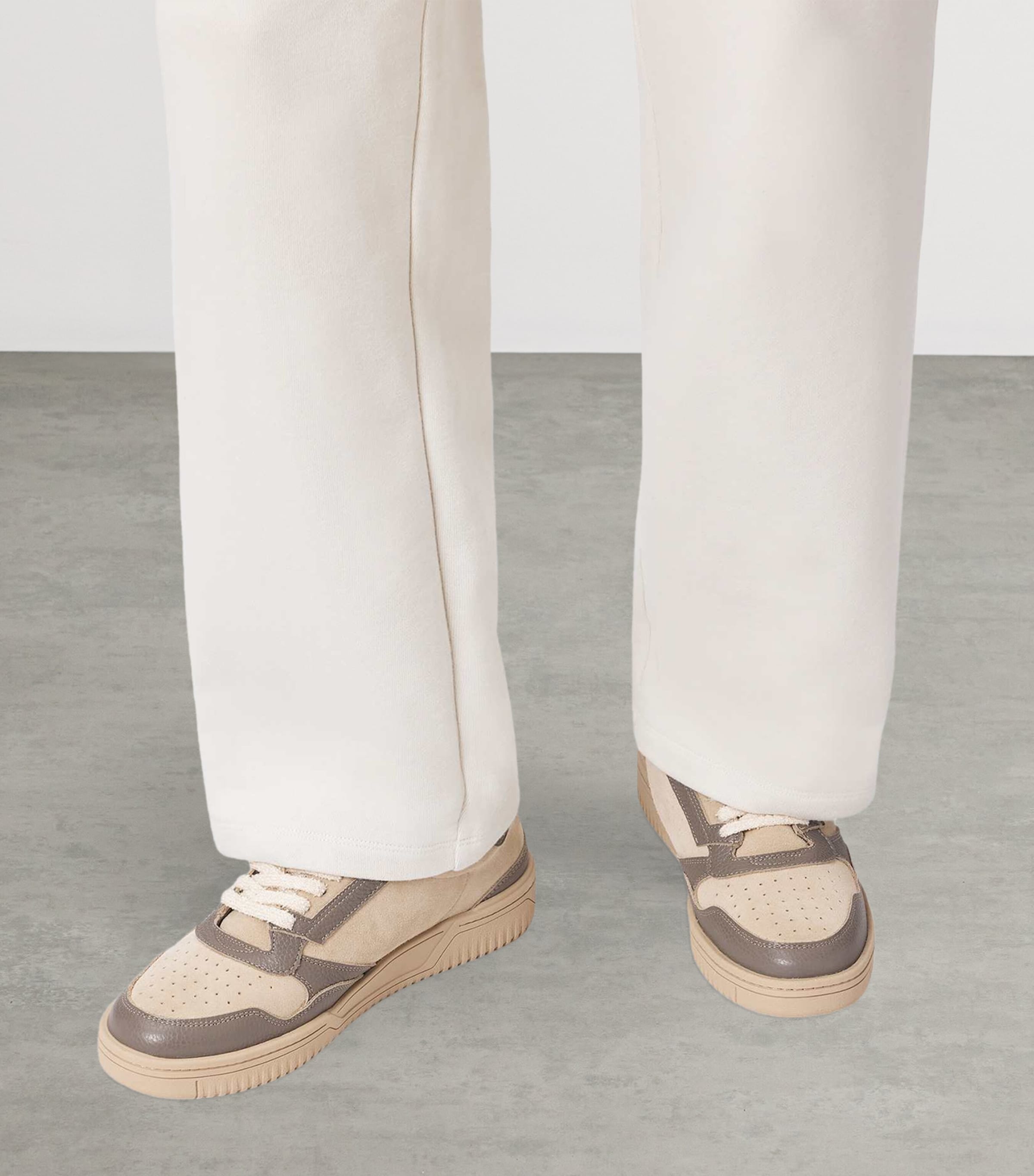 AllSaints Suede Regan Sneakers Grey/beige Image 2
