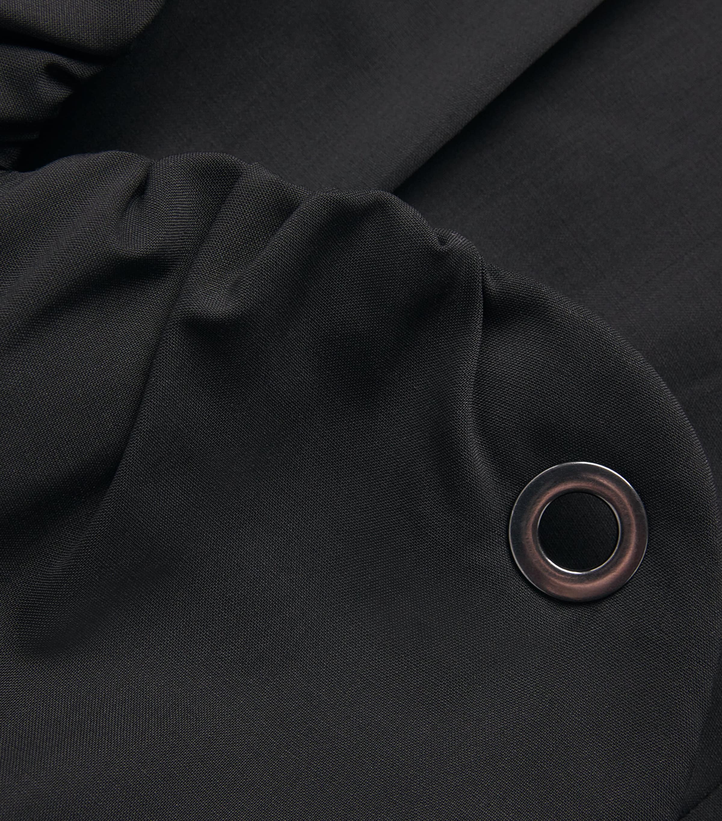 Virgin Wool Jumpsuit BLACK Image 5