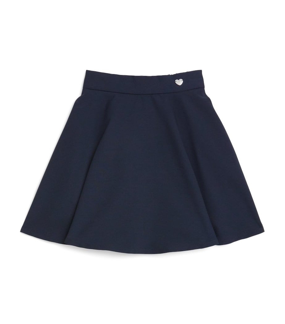 Monnalisa Elasticated Flared Skirt (2-12 Years) Blu Scuro Image 1