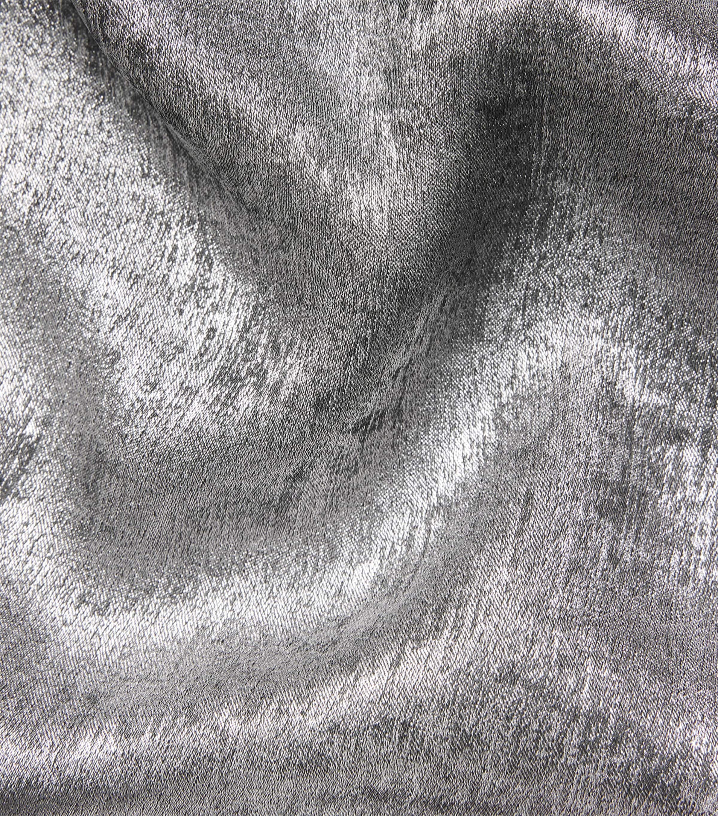 The Shiny Staple Blouse GUNMETAL Image 5