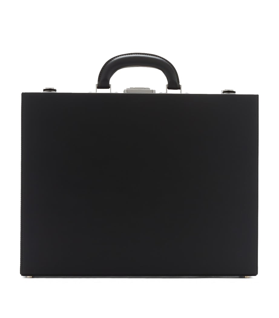 Swaine Leather New Bond Briefcase Black Image 1