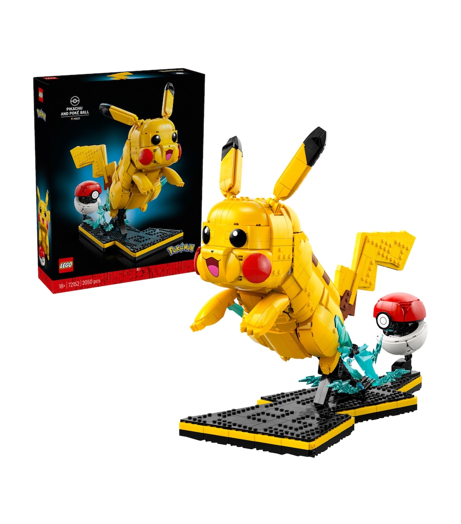 Lego Pokémon Pikachu and Poké Ball Model Kit 72152 Image 1