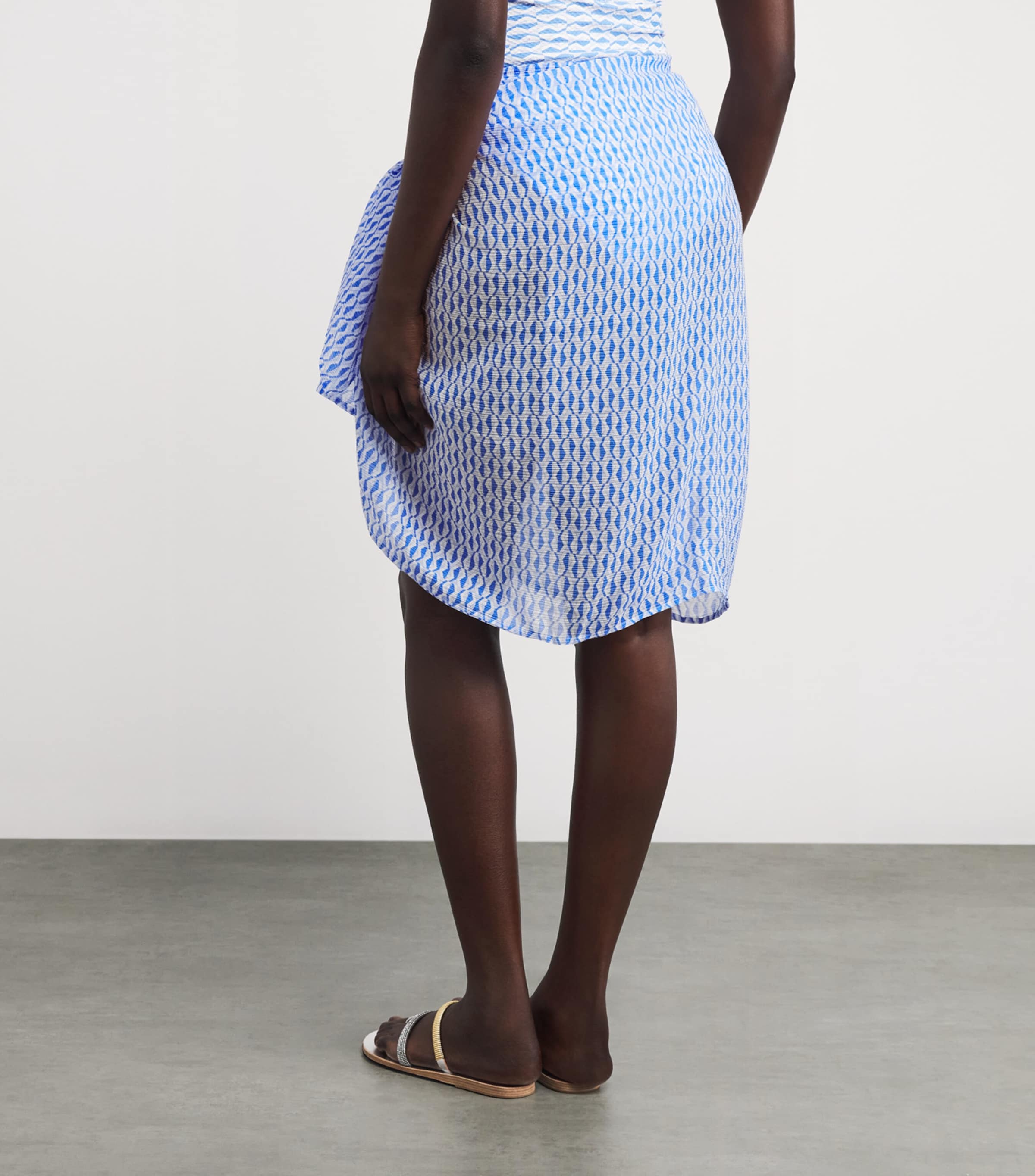 Cotton-Silk Tinos Mini Sarong PRT-PRT/COTTON-SILK Image 4